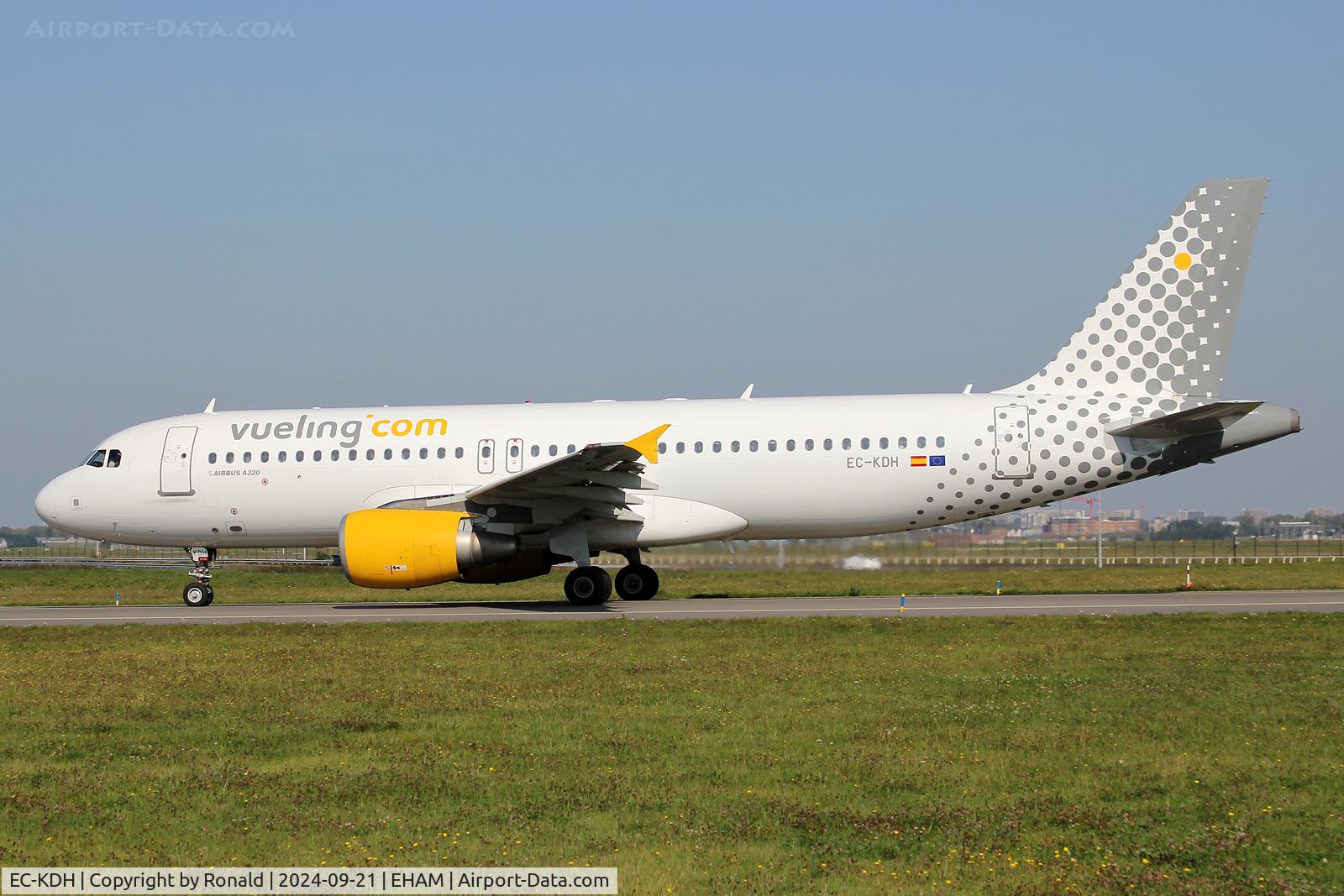 EC-KDH, 2007 Airbus A320-214 C/N 3083, at eham