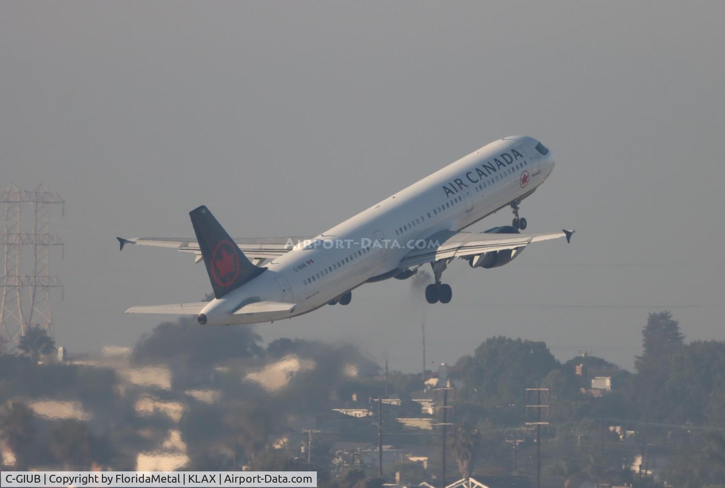 C-GIUB, 2001 Airbus A321-211 C/N 1623, ACA A321 zx lax-yyz