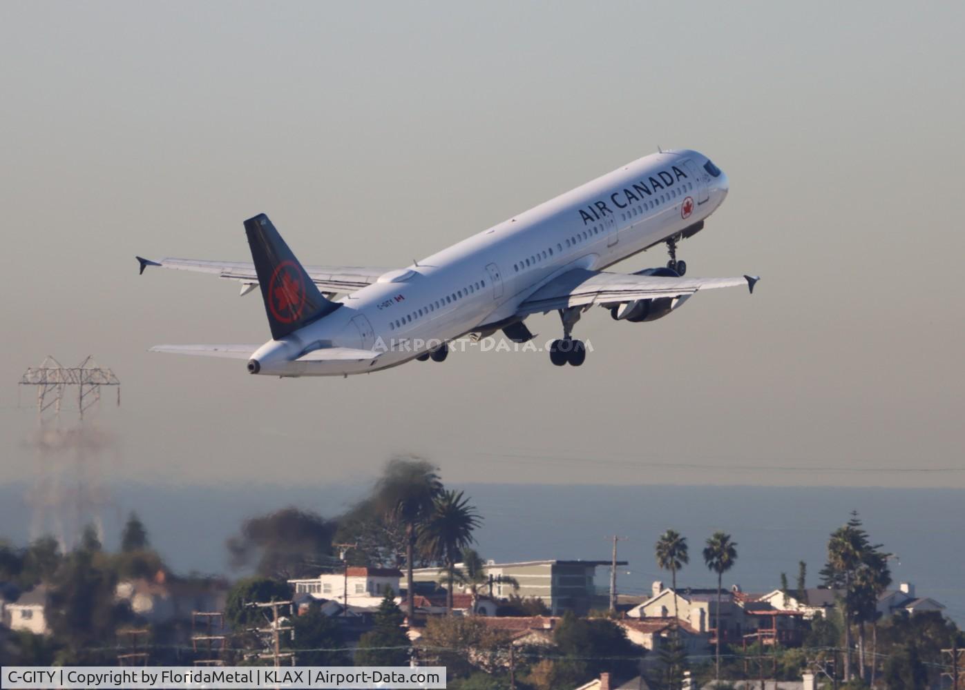 C-GITY, 2001 Airbus A321-211 C/N 1611, ACA A321 zx lax-yyz