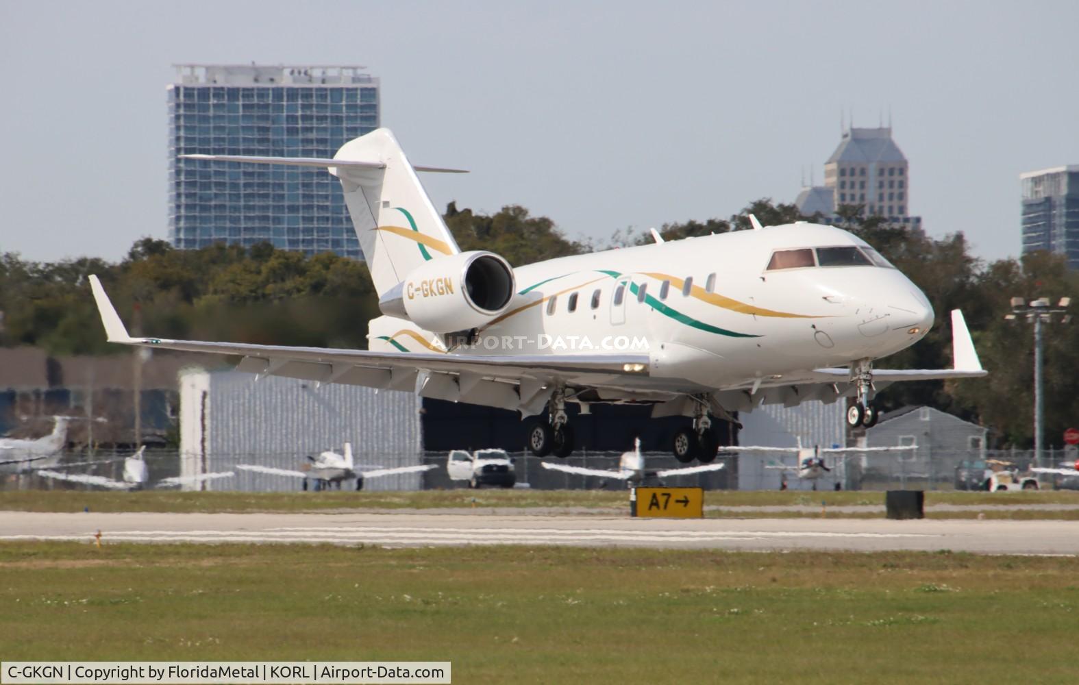 C-GKGN, 1996 Canadair Challenger 604 (CL-600-2B16) C/N 5317, Challenger 604 zx 