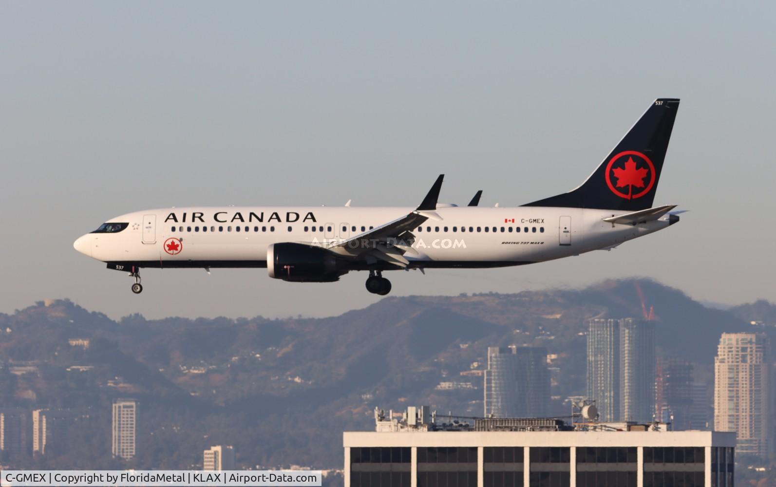 C-GMEX, 2021 Boeing 737-8 MAX C/N 61243, ACA 737-8 zx cyvr-lax