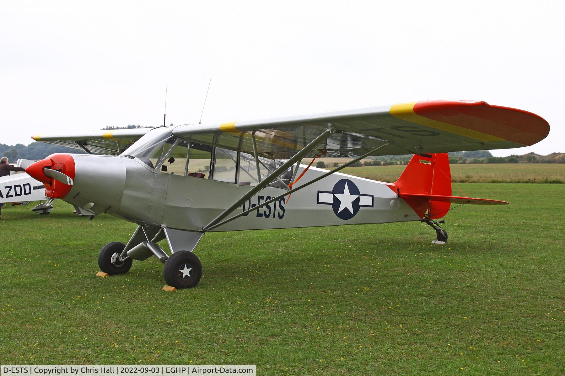 D-ESTS, 1962 Piper PA-18-150 Super Cub Super Cub C/N 18-7893, LAA fly in, Popham