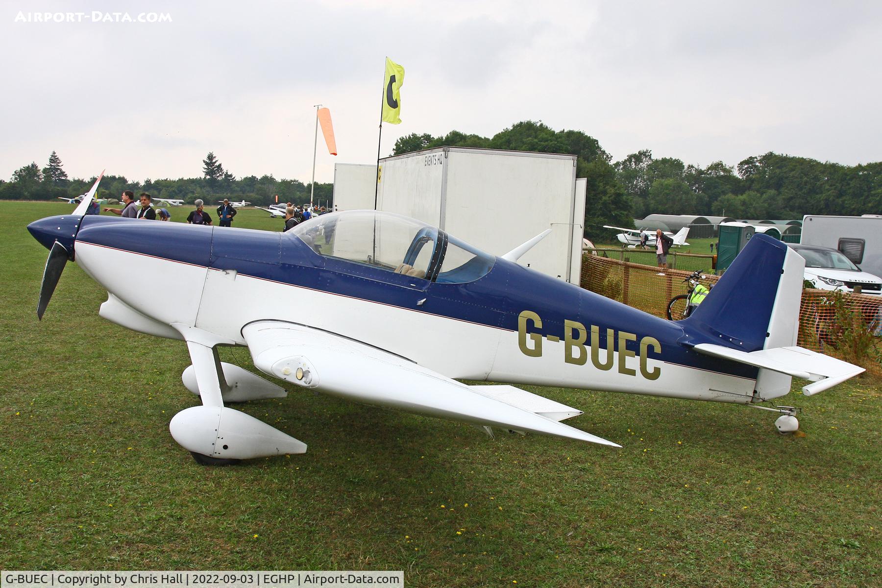 G-BUEC, 1992 Vans RV-6 C/N PFA 181-11884, LAA fly in, Popham