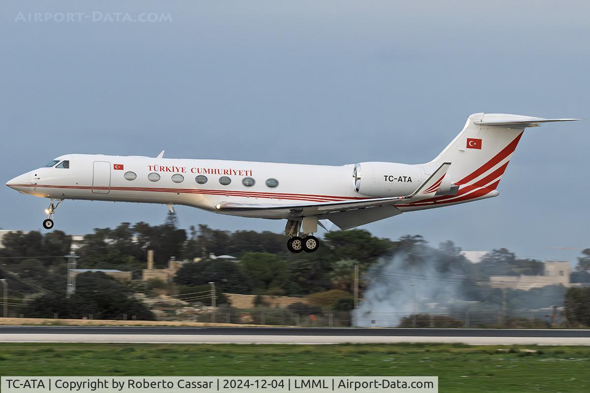 TC-ATA, 2011 Gulfstream Aerospace GV-SP (G550) C/N 5346, OSCE Summit 2024