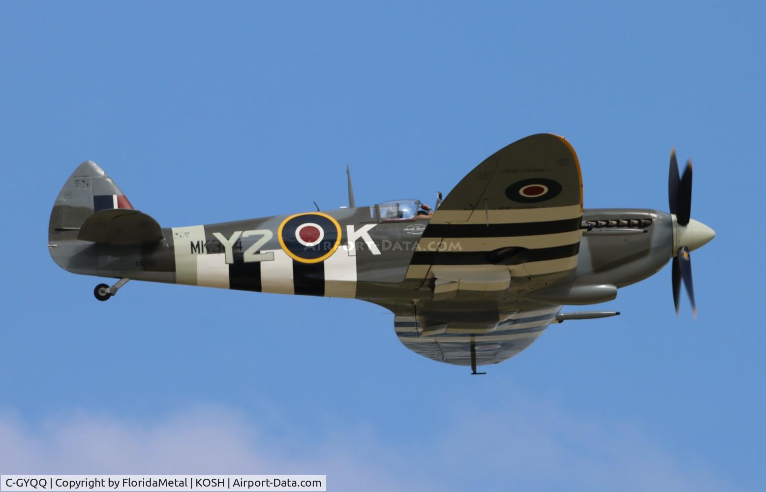 C-GYQQ, 1945 Supermarine Spitfire IXe C/N TE294, Spitfire zx 