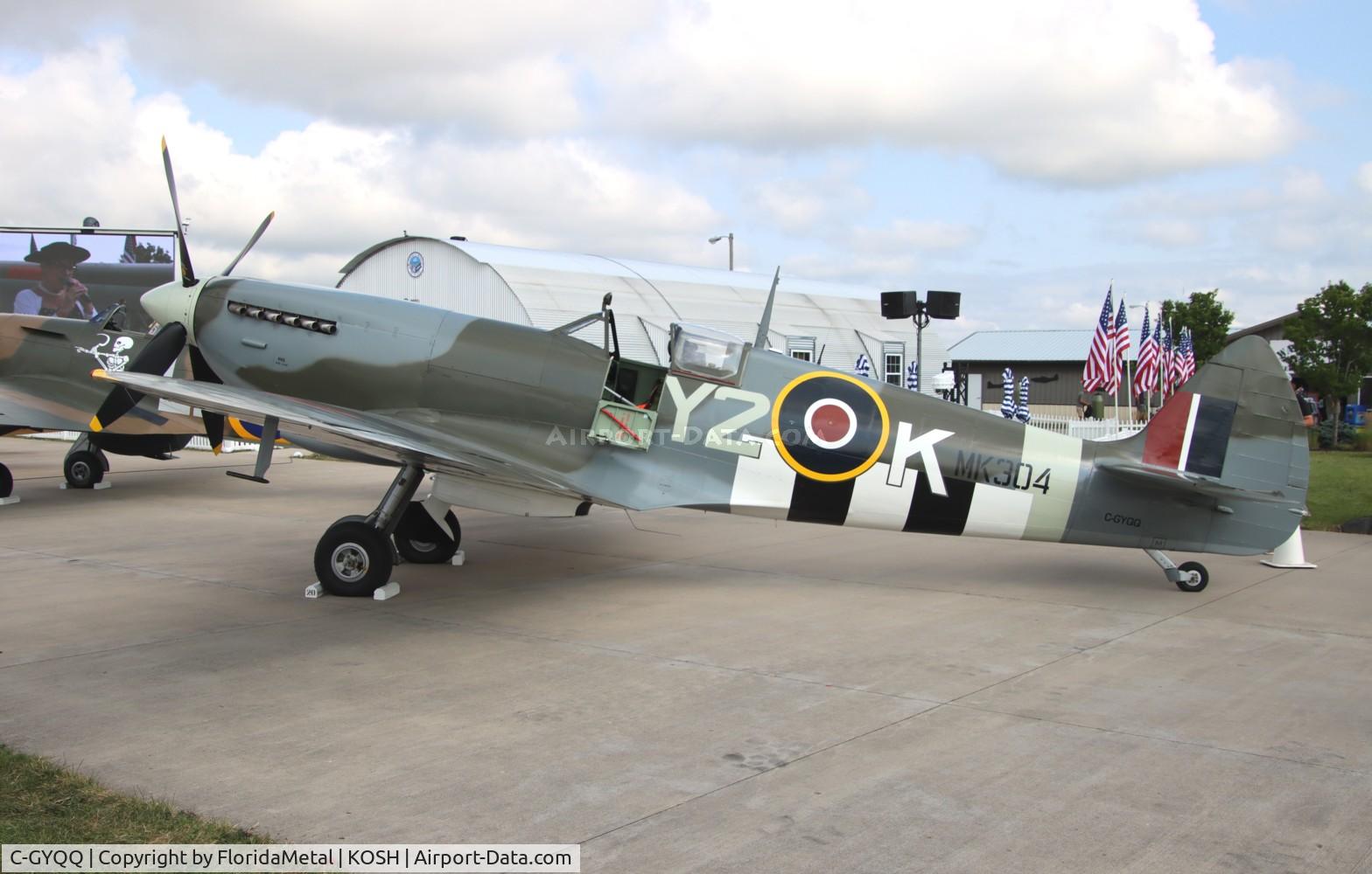 C-GYQQ, 1945 Supermarine Spitfire IXe C/N TE294, Spitfire zx 