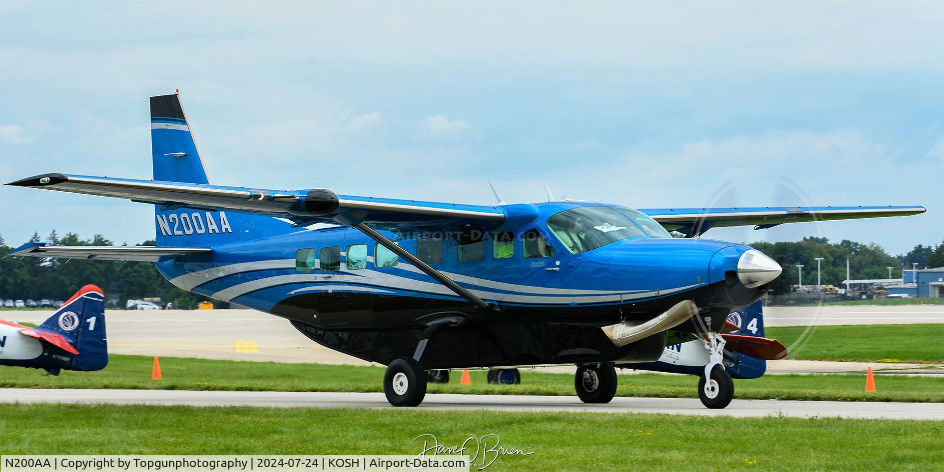 N200AA, 2019 Cessna 208B C/N 208B5501, Oshkosh 24
