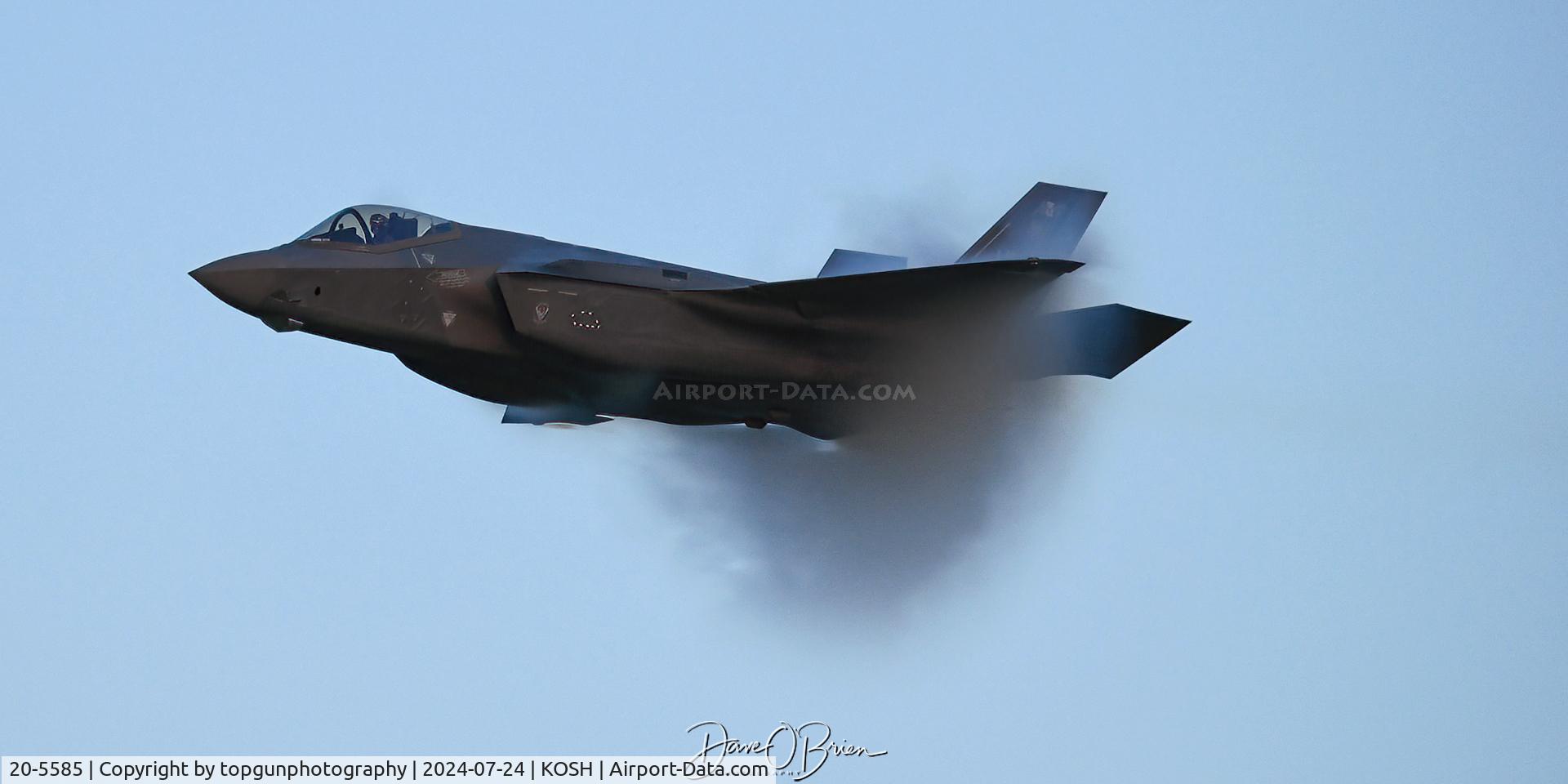 20-5585, 2020 Lockheed Martin F-35A Lightning II C/N AF-345, High Speed Pass