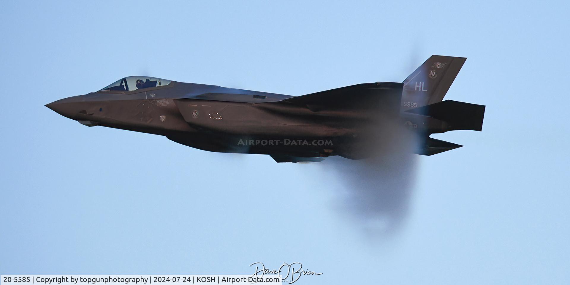 20-5585, 2020 Lockheed Martin F-35A Lightning II C/N AF-345, High Speed Pass 2