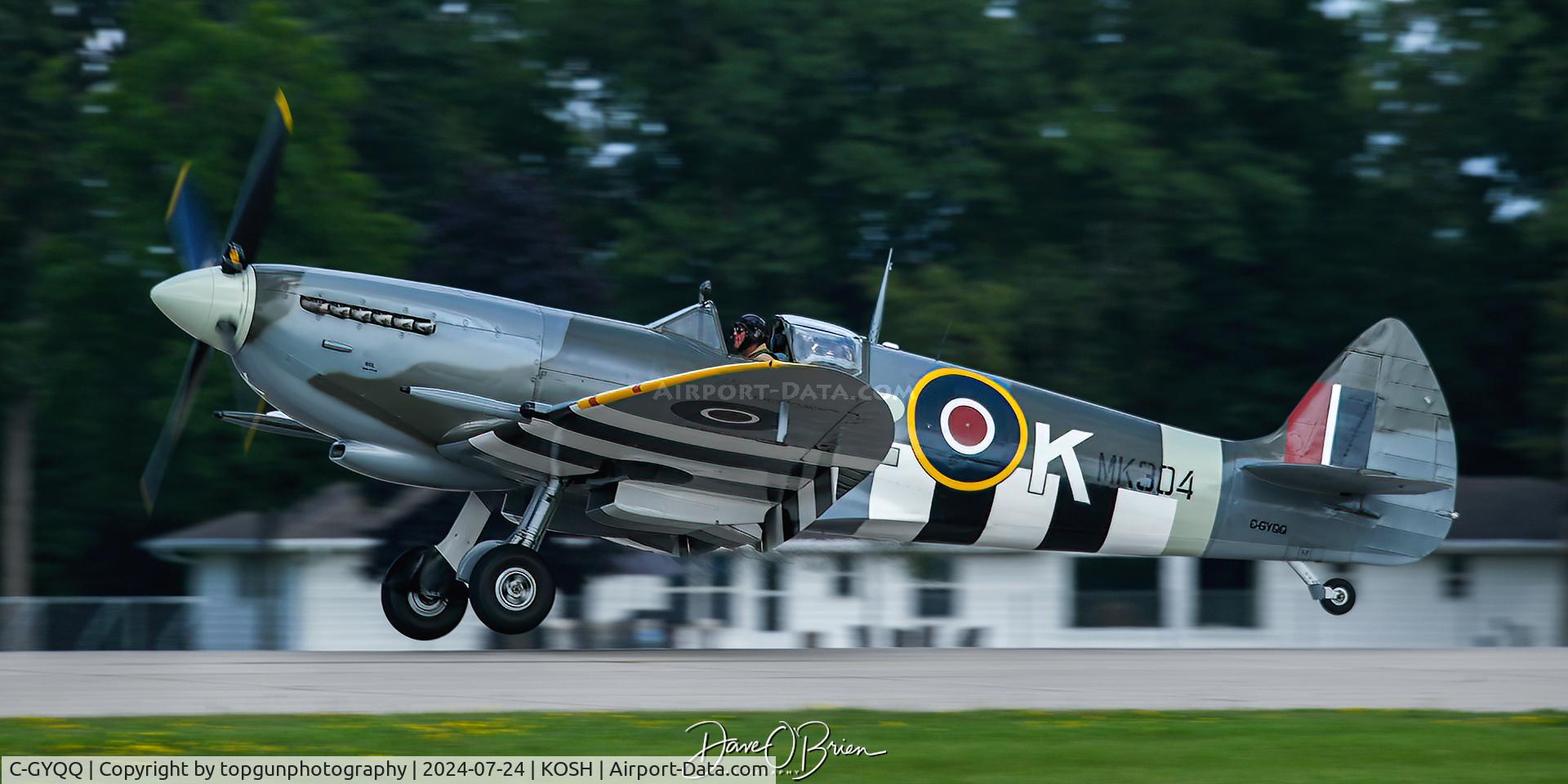 C-GYQQ, 1945 Supermarine Spitfire IXe C/N TE294, Spitfire 