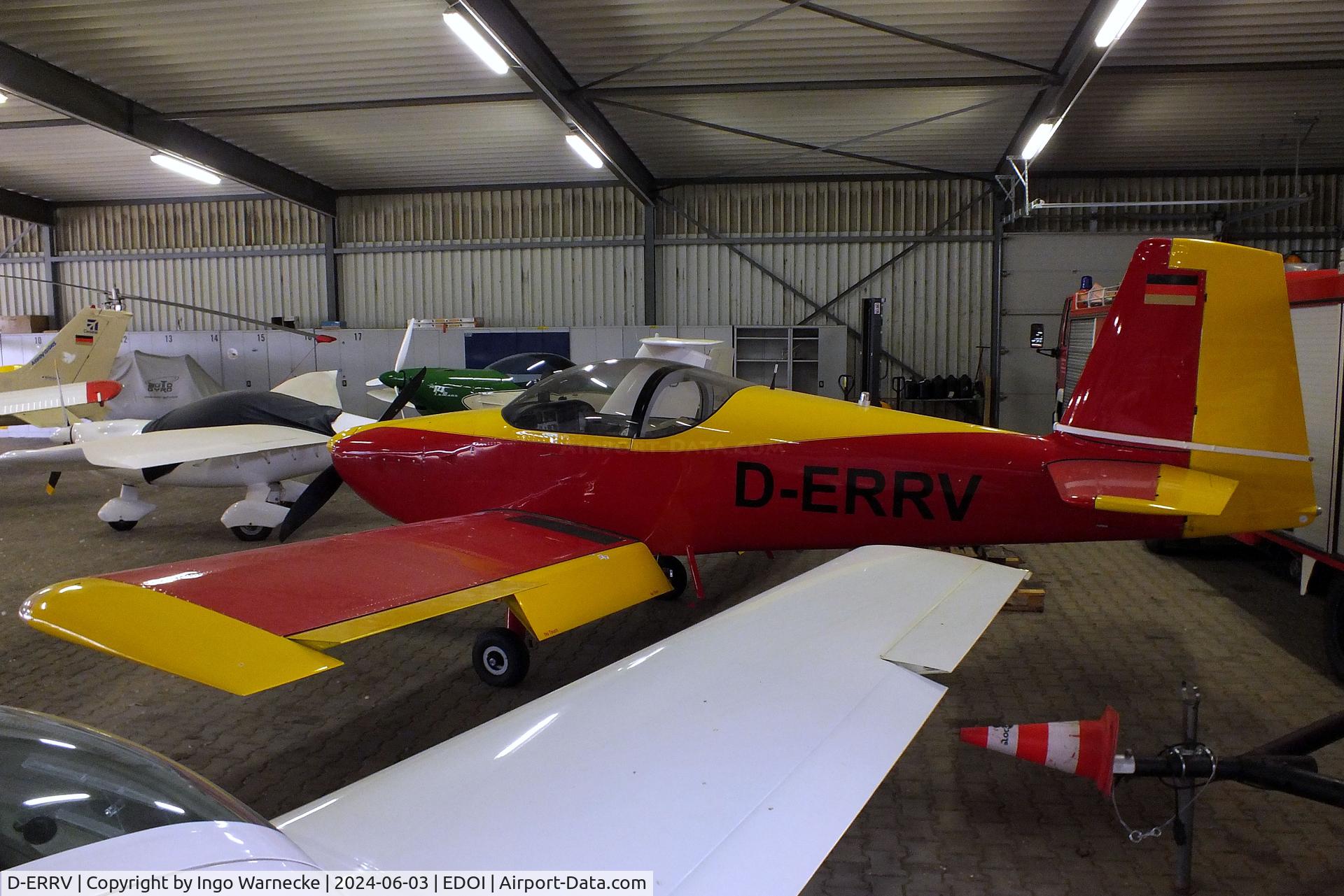 D-ERRV, Vans RV-7A C/N 2002345, Vans RV-7A at Bienenfarm airfield (home of part of the collection of Quax, association for the promotion of historic aircraft e.V.), Paulinenaue