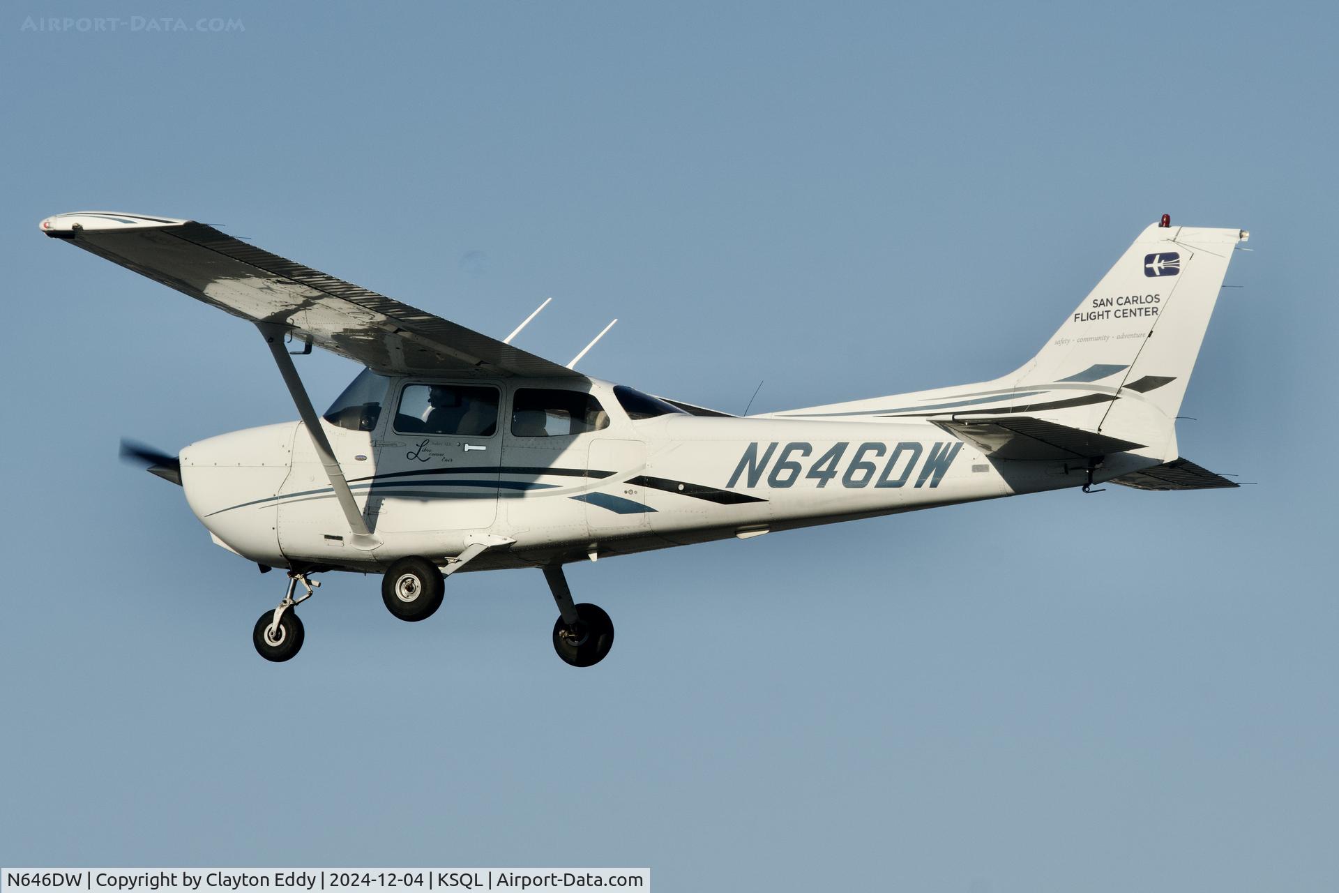 N646DW, 2006 Cessna 172S C/N 172S10141, San Carlos Airport in California 2024.