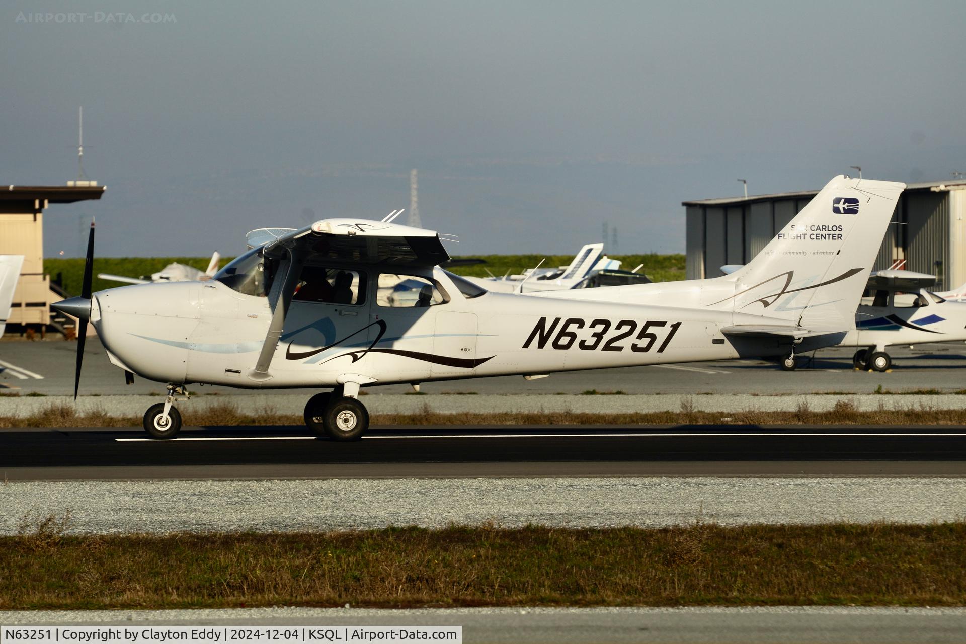 N63251, Cessna 172S C/N 172S10783, San Carlos Airport in California 2024.