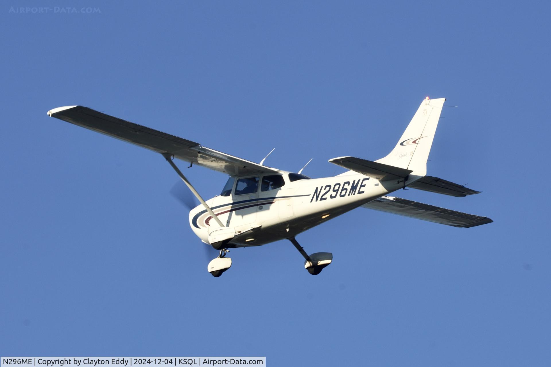 N296ME, 2000 Cessna 172S C/N 172S8554, San Carlos Airport in California 2024.