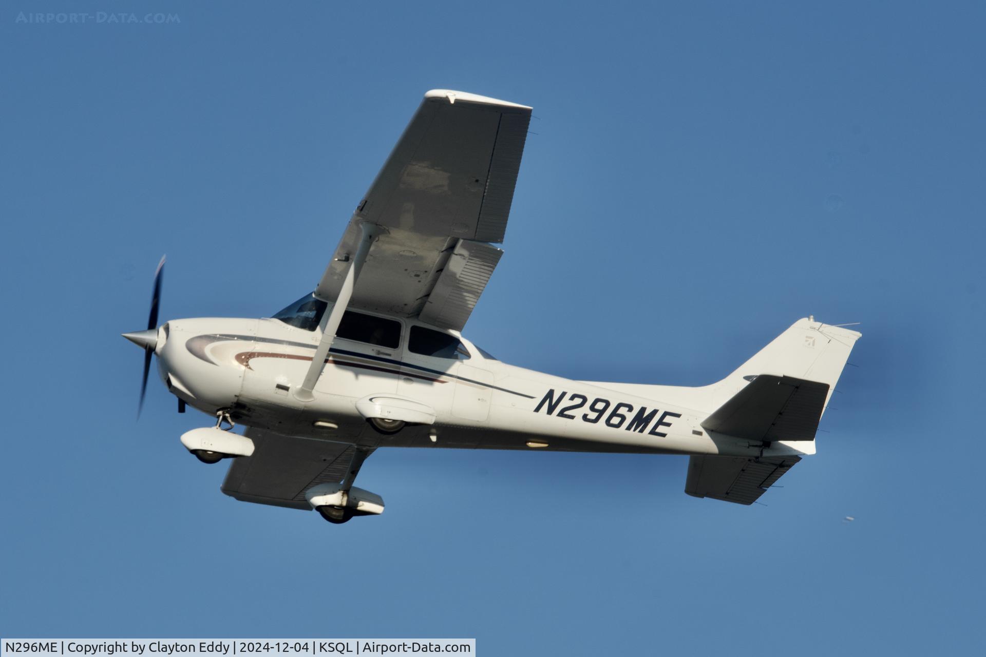 N296ME, 2000 Cessna 172S C/N 172S8554, San Carlos Airport in California 2024.