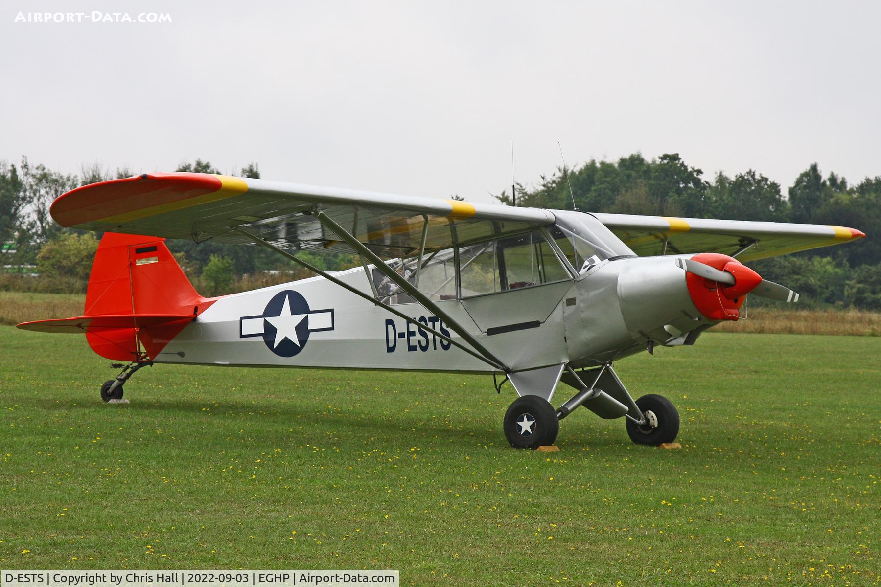 D-ESTS, 1962 Piper PA-18-150 Super Cub Super Cub C/N 18-7893, LAA fly in, Popham