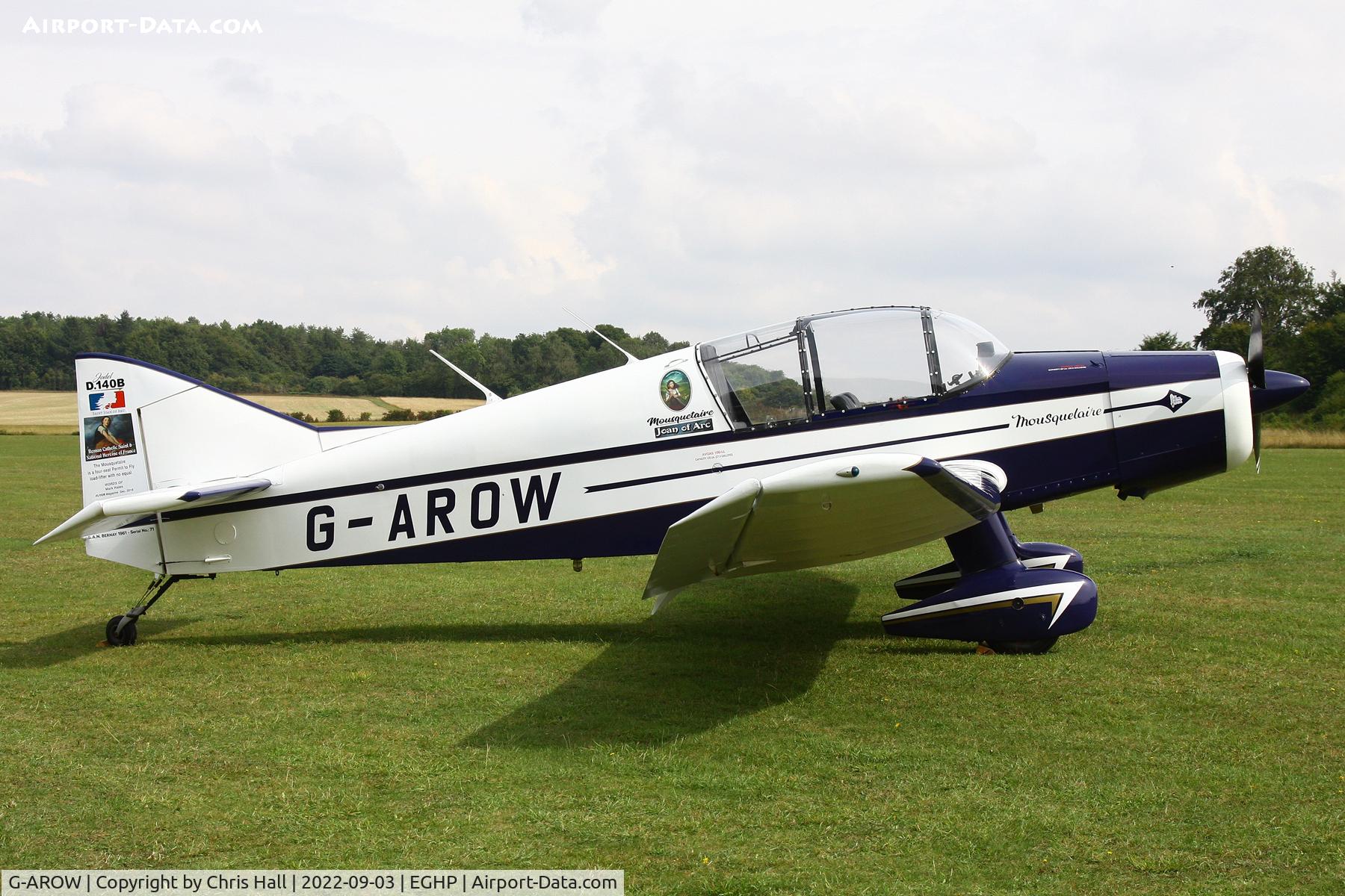 G-AROW, 1961 Jodel D-140B Mousequetaire II C/N 71, LAA fly in, Popham