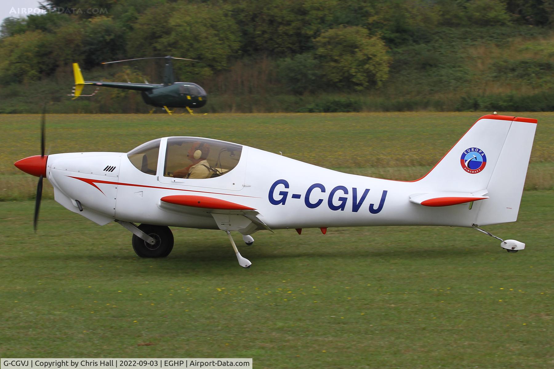 G-CGVJ, 2014 Europa XS Monowheel C/N PFA 247-13752, LAA fly in, Popham