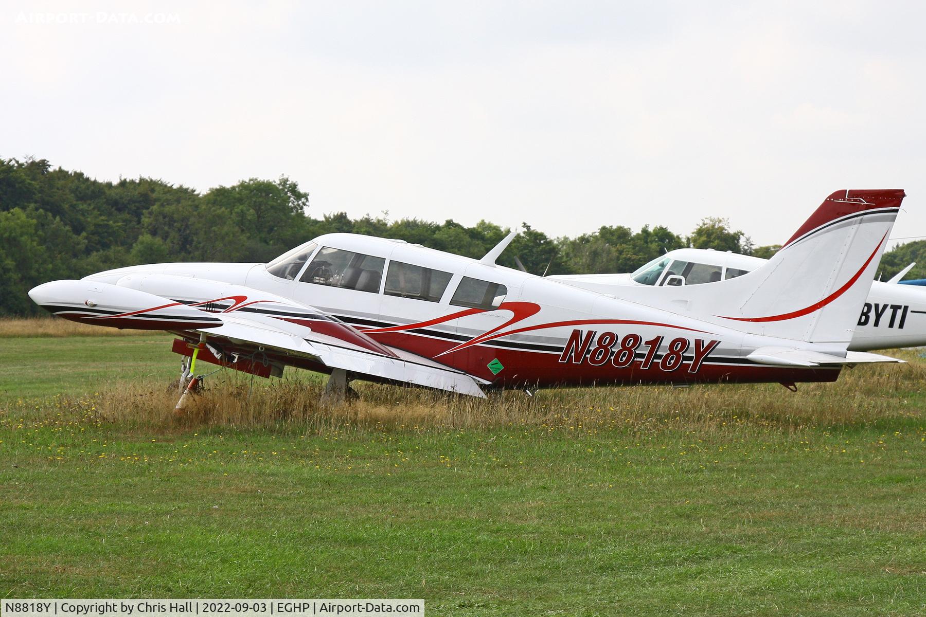 N8818Y, 1969 Piper PA-30 Twin Comanche Twin Comanche C/N 30-1976, LAA fly in, Popham