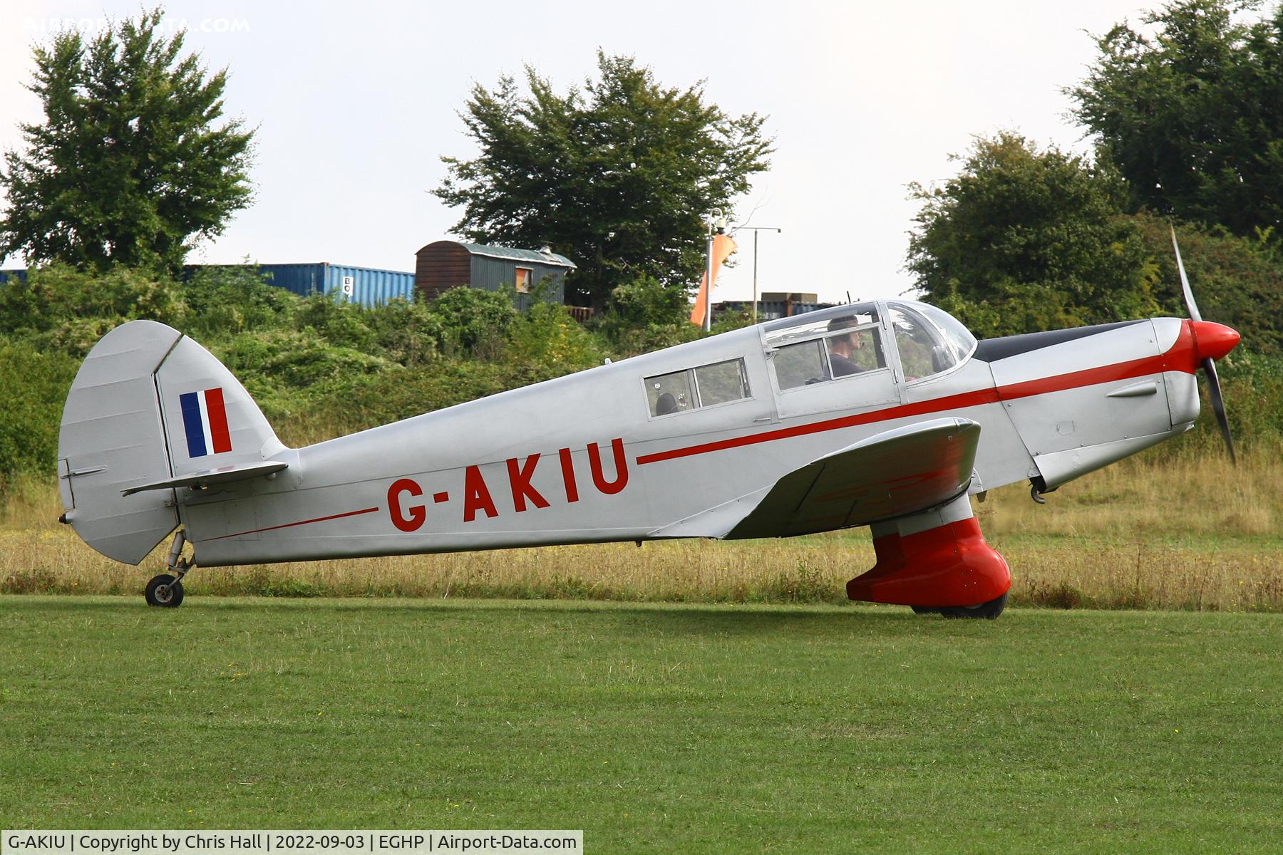 G-AKIU, 1948 Percival P-44 Proctor 5 C/N AE129, LAA fly in, Popham