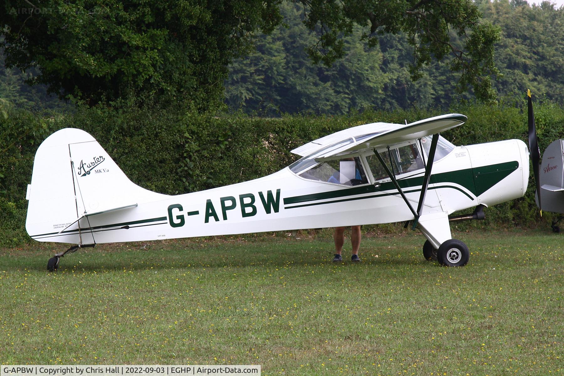 G-APBW, 1957 Auster 5A C/N 3405, LAA fly in, Popham
