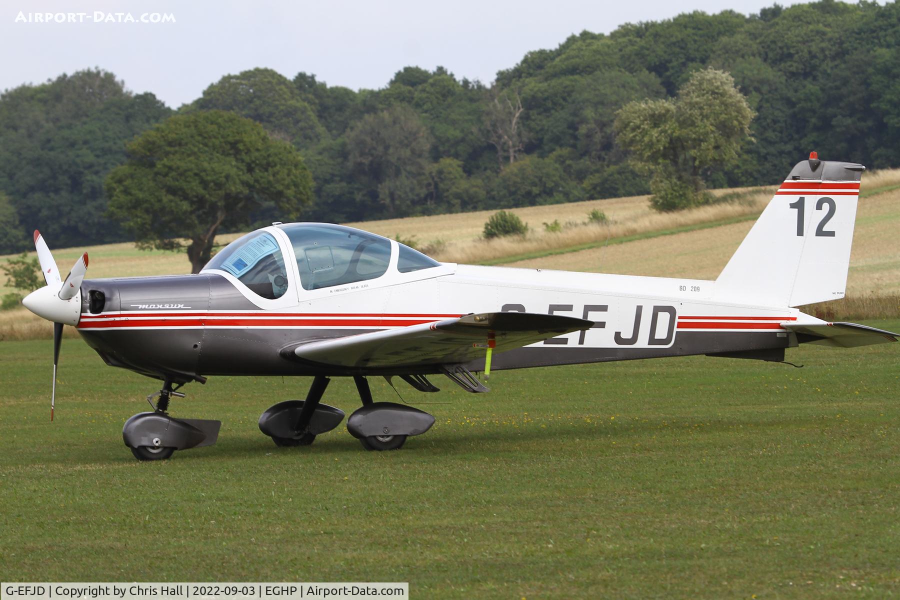 G-EFJD, 1971 Bolkow Bo-209C Monsun 160FV C/N 126, LAA fly in, Popham