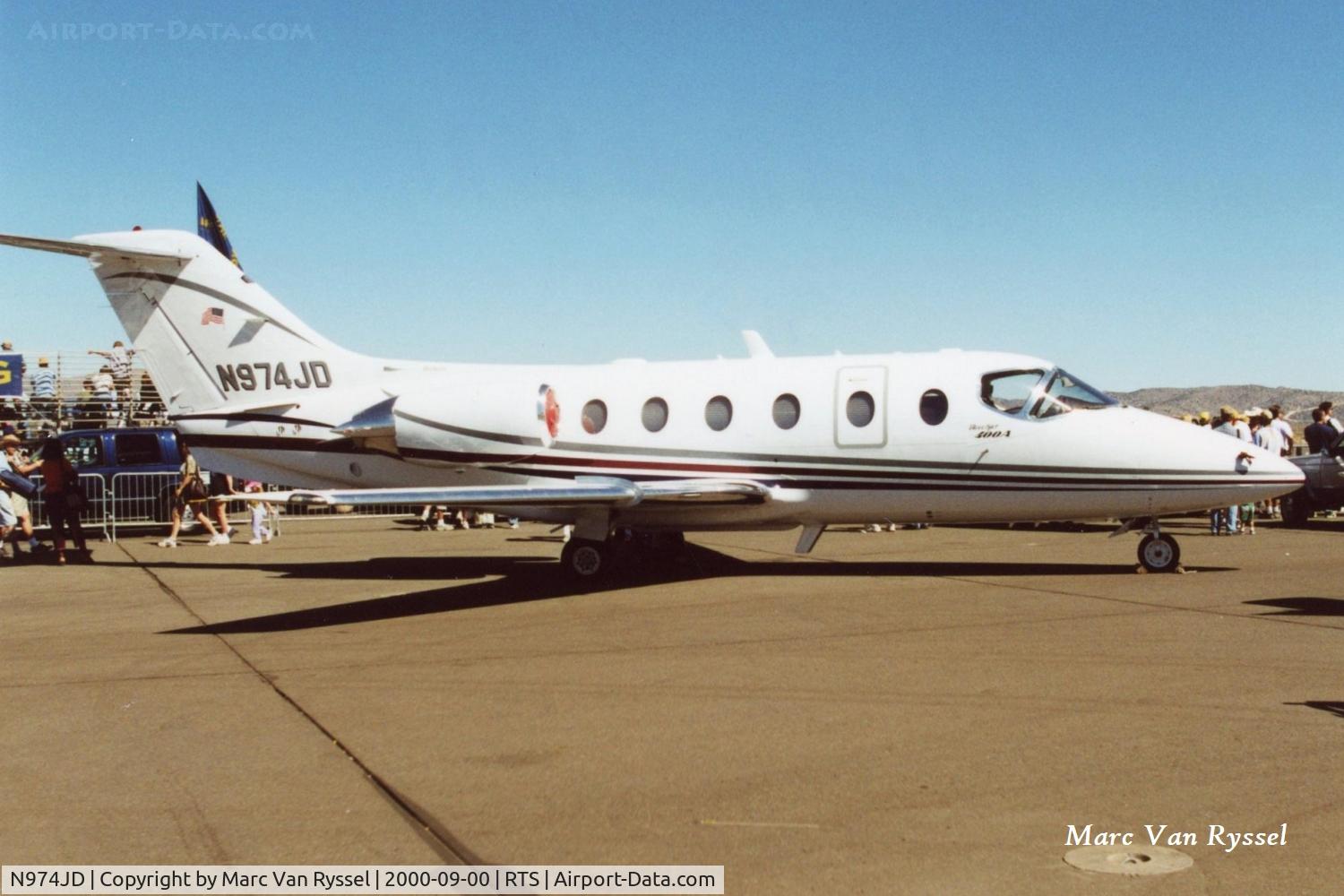 N974JD, Raytheon Beechjet 400A C/N not found N974JD, N974JD at Reno Air Races in September 2000.