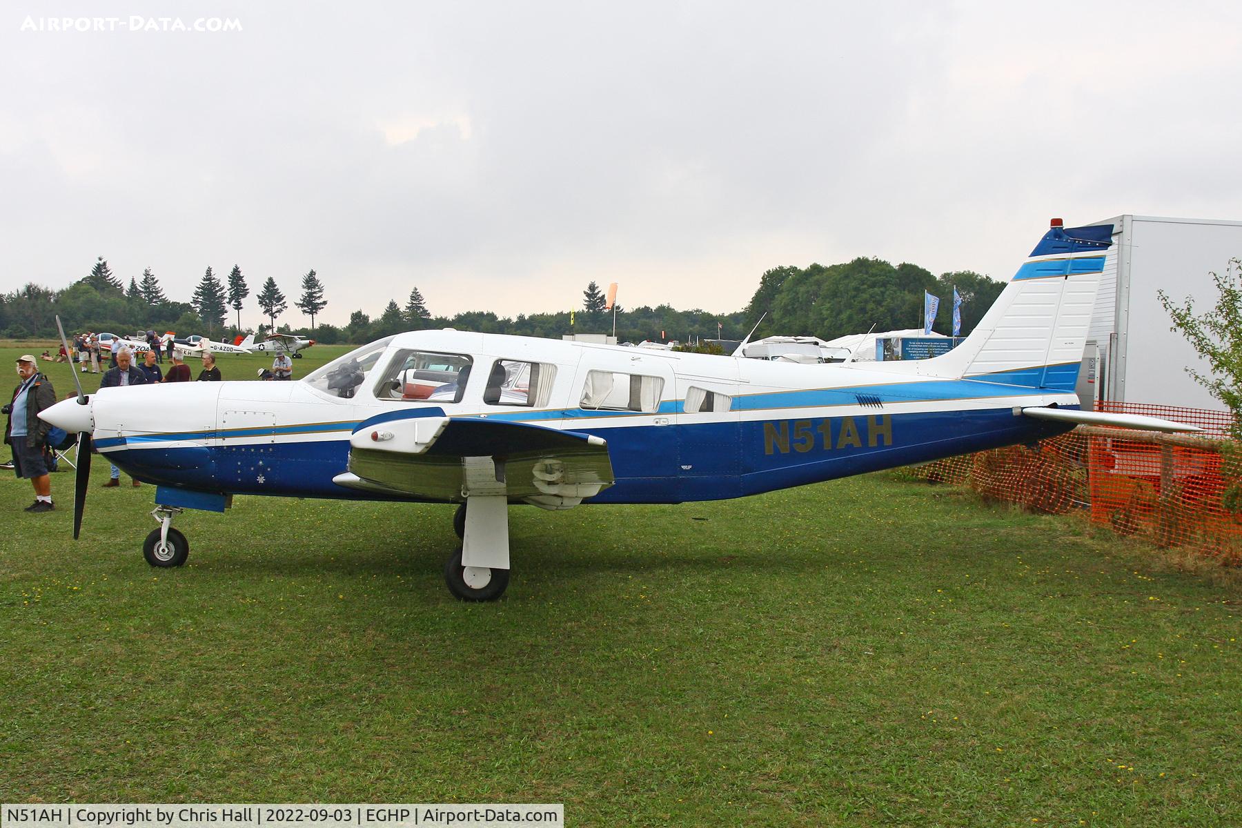 N51AH, 1984 Piper PA-32R-301 C/N 32R-8413017, LAA fly in, Popham