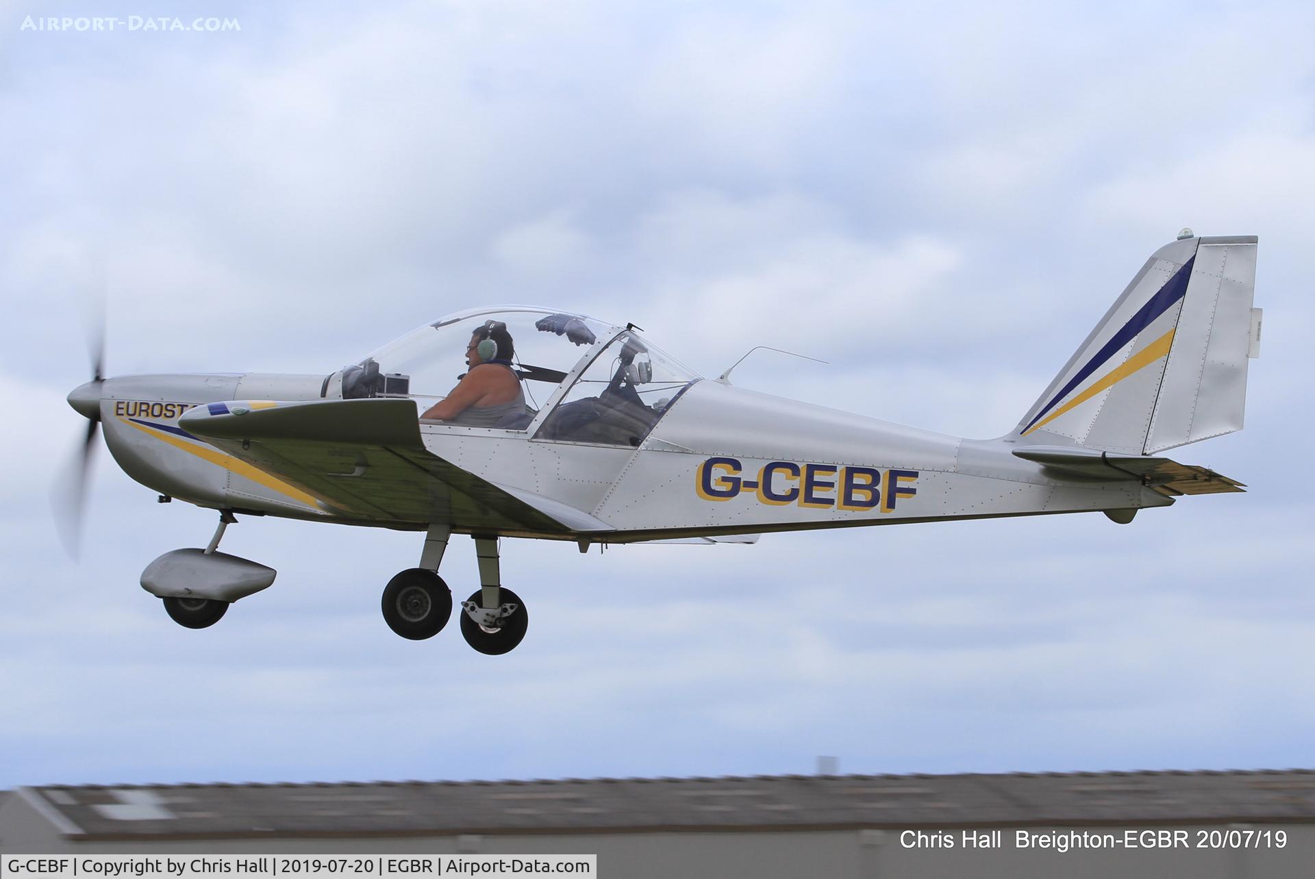 G-CEBF, 2006 Aerotechnik EV-97A Eurostar C/N PFA 315A-14525, Breighton
