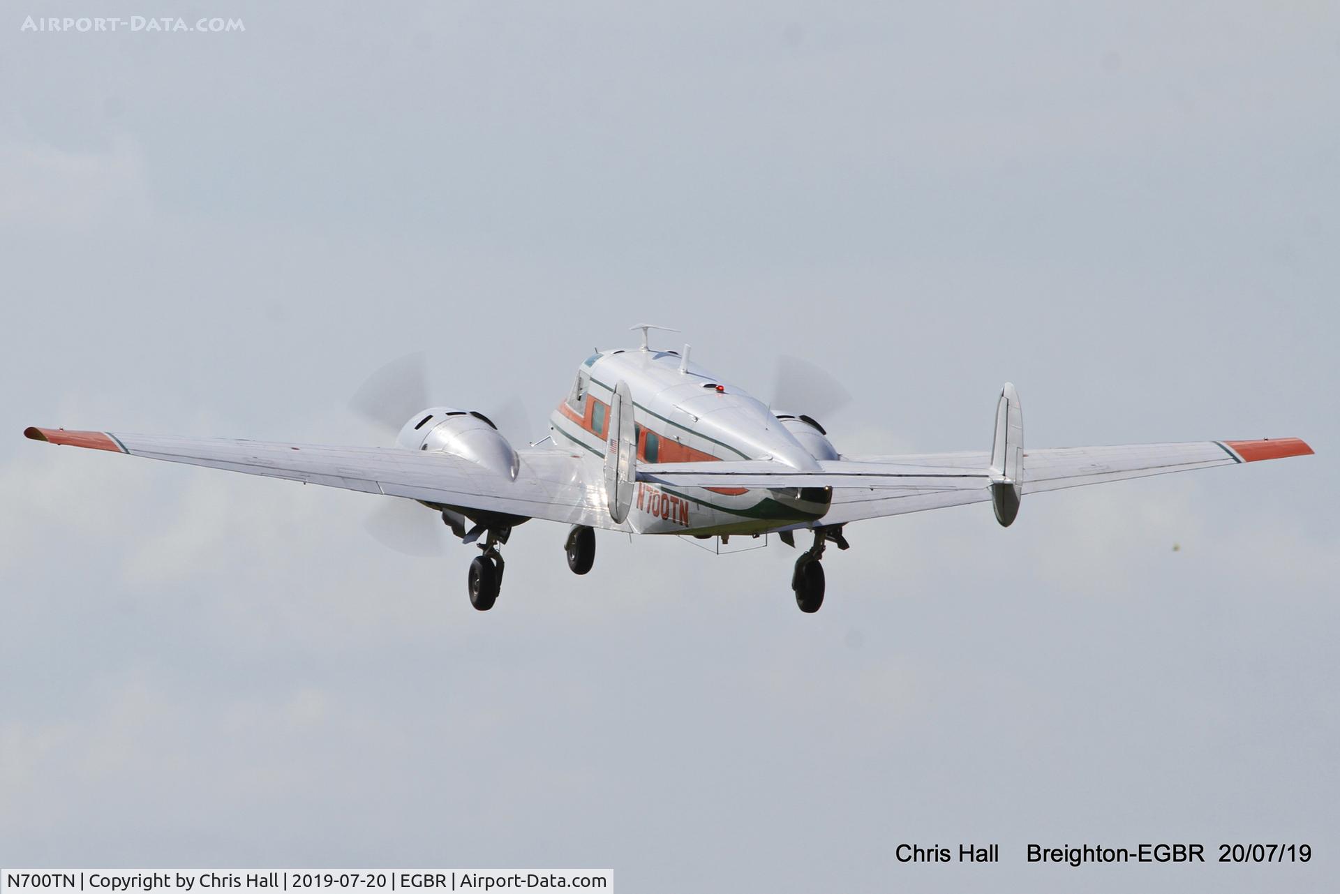 N700TN, 1964 Beech H-18 Tri-Gear C/N BA-718, Breighton