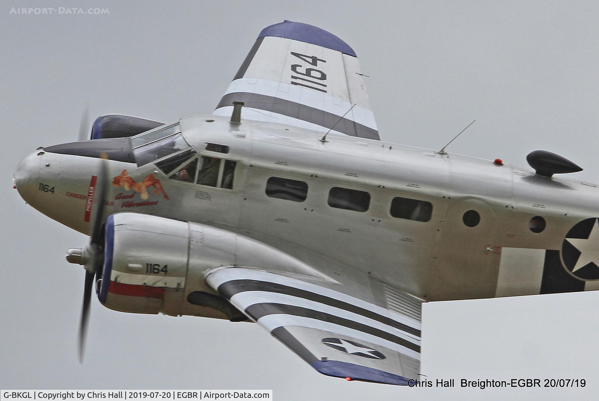 G-BKGL, 1952 Beech Expeditor 3TM C/N CA-164 (A-764), Breighton