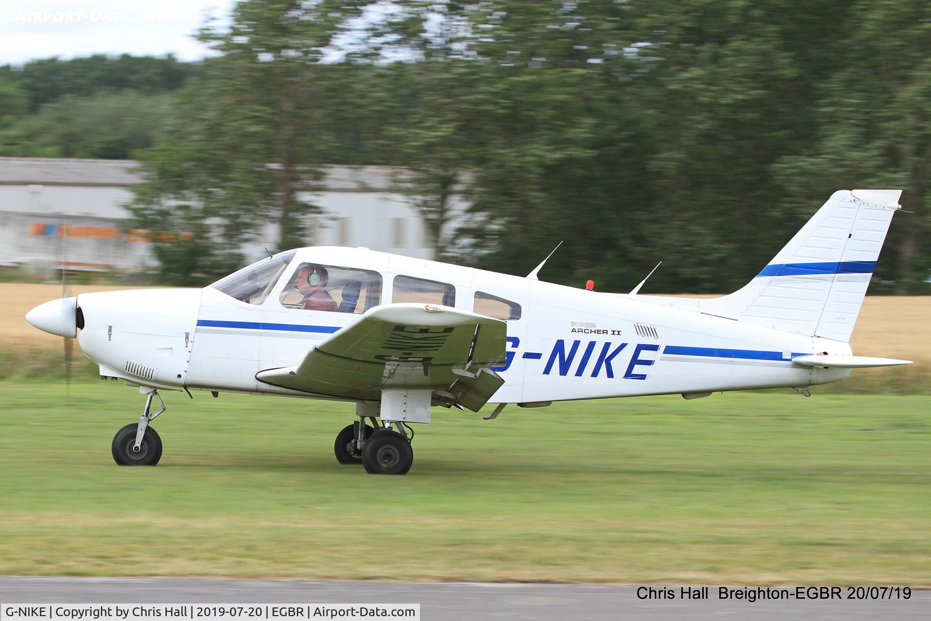 G-NIKE, 1983 Piper PA-28-181 Cherokee Archer II C/N 28-8390086, Breighton