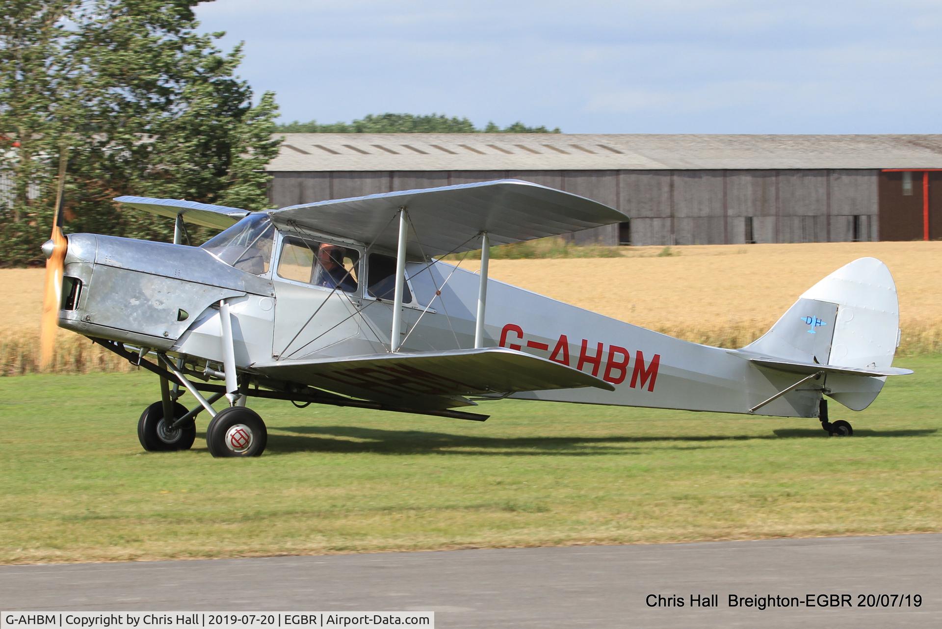 G-AHBM, 1935 De Havilland DH.87B Hornet Moth C/N 8126, Breighton