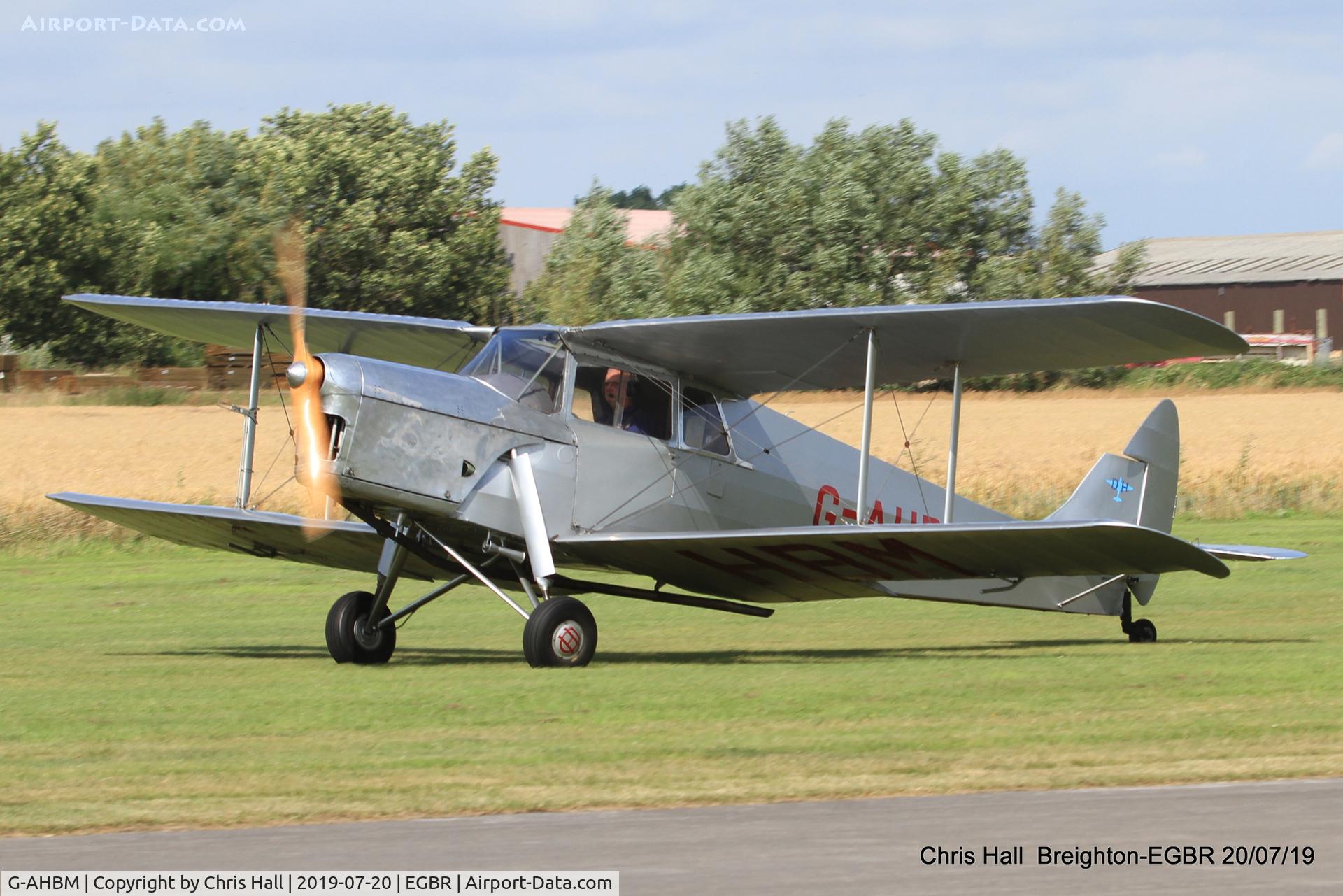 G-AHBM, 1935 De Havilland DH.87B Hornet Moth C/N 8126, Breighton