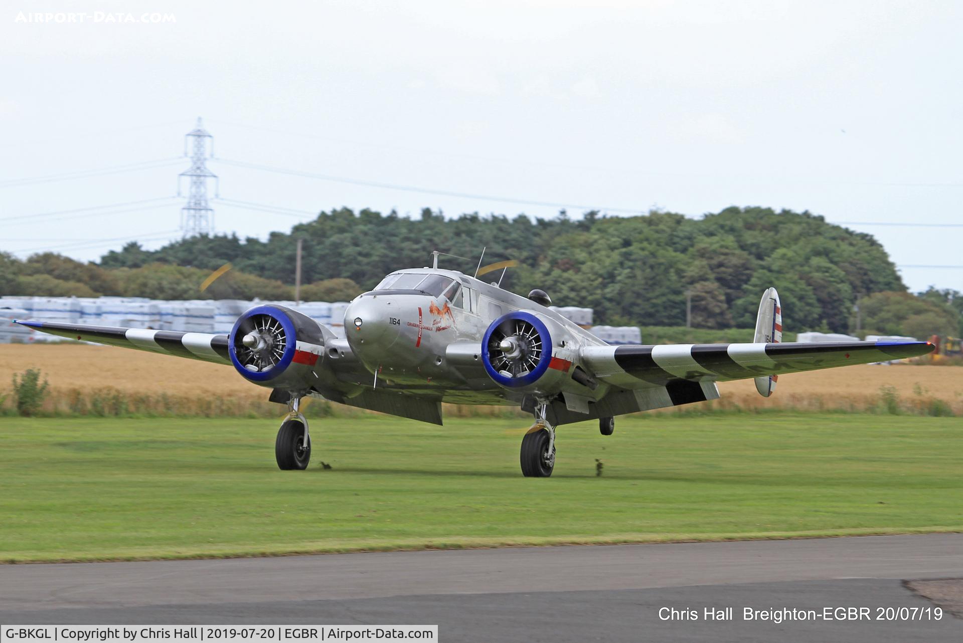 G-BKGL, 1952 Beech Expeditor 3TM C/N CA-164 (A-764), Breighton