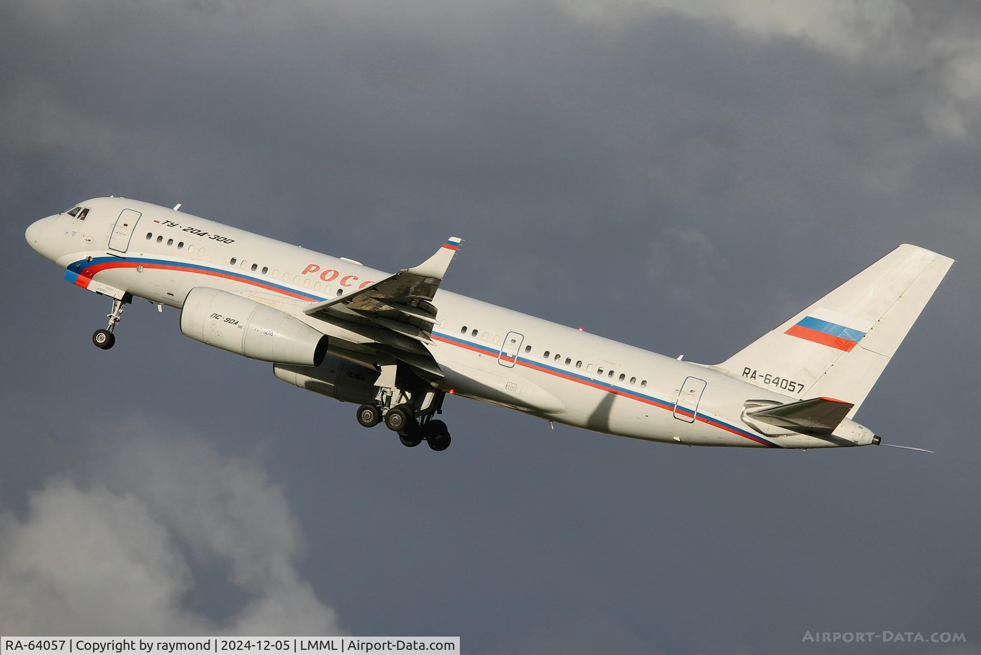 RA-64057, Tupolev 204-300 C/N 64057, Tupolev Tu204-300  RA-64057 Rossiya Special Flight Detachment