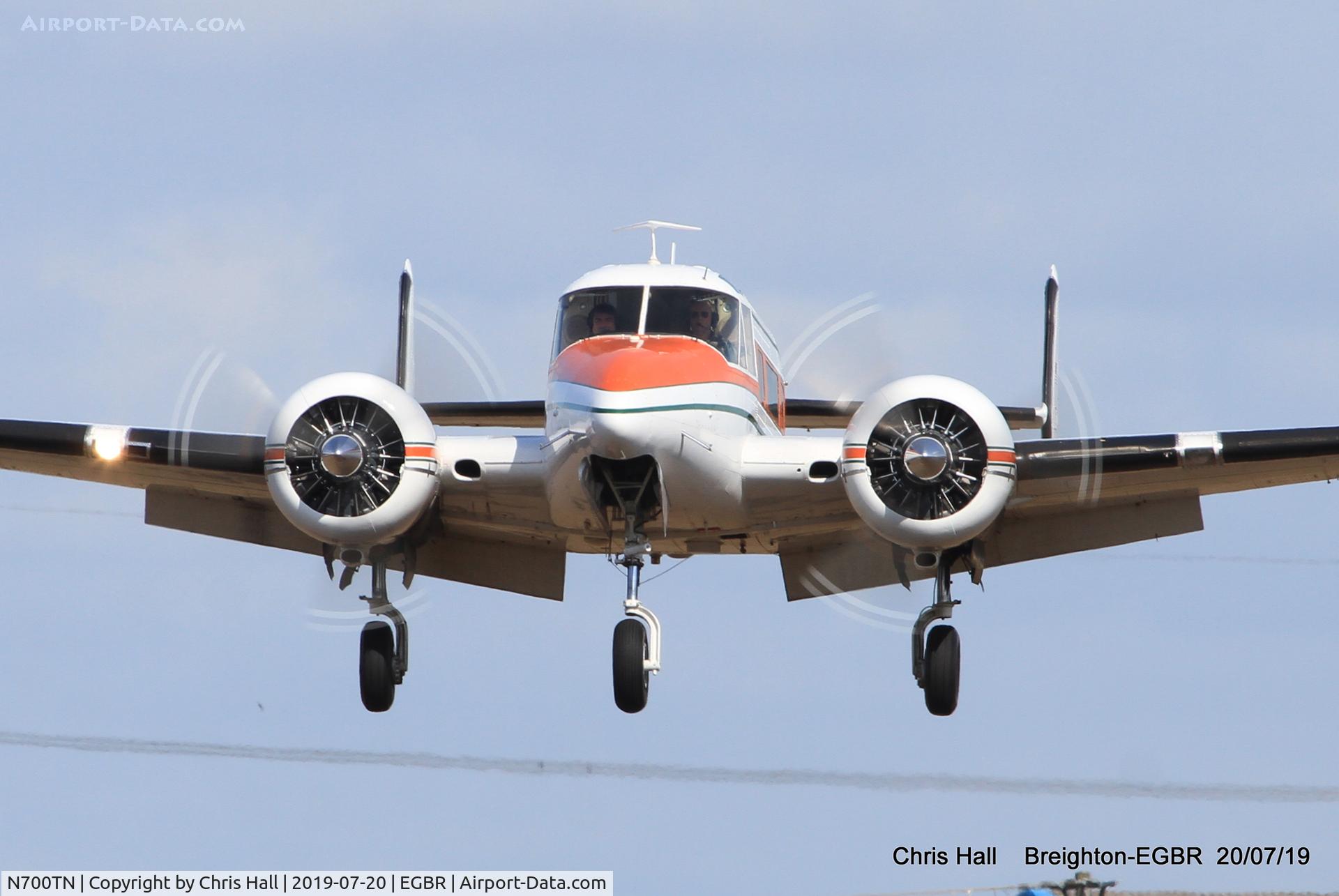 N700TN, 1964 Beech H-18 Tri-Gear C/N BA-718, Breighton