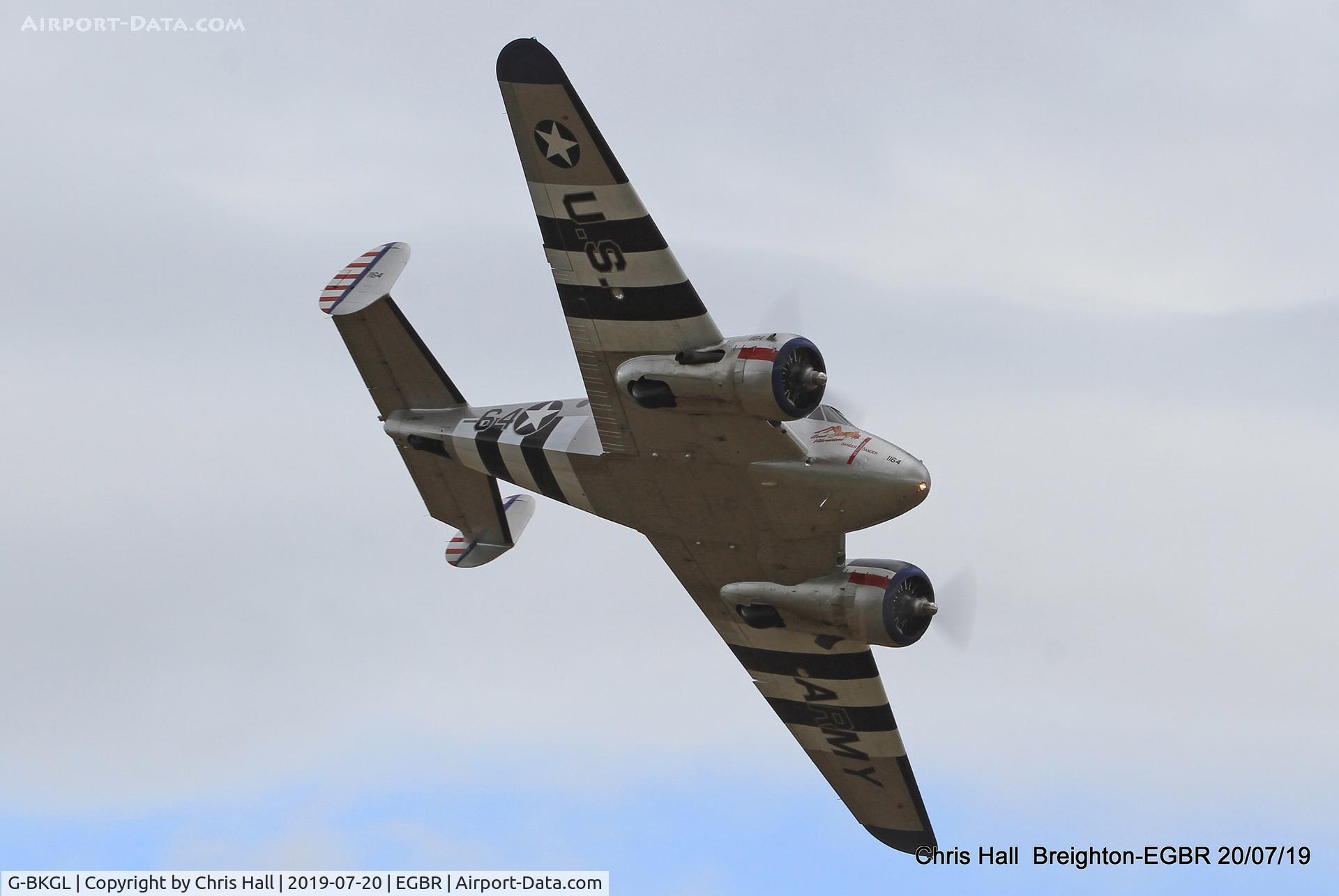 G-BKGL, 1952 Beech Expeditor 3TM C/N CA-164 (A-764), Breighton