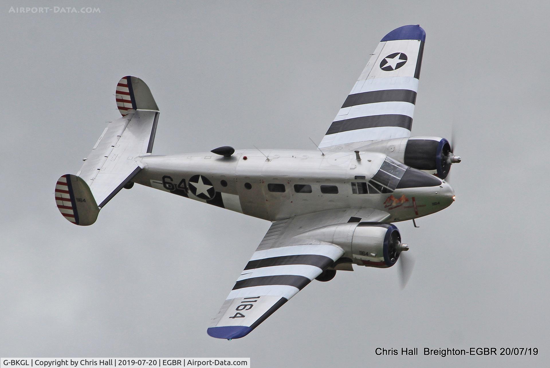 G-BKGL, 1952 Beech Expeditor 3TM C/N CA-164 (A-764), Breighton