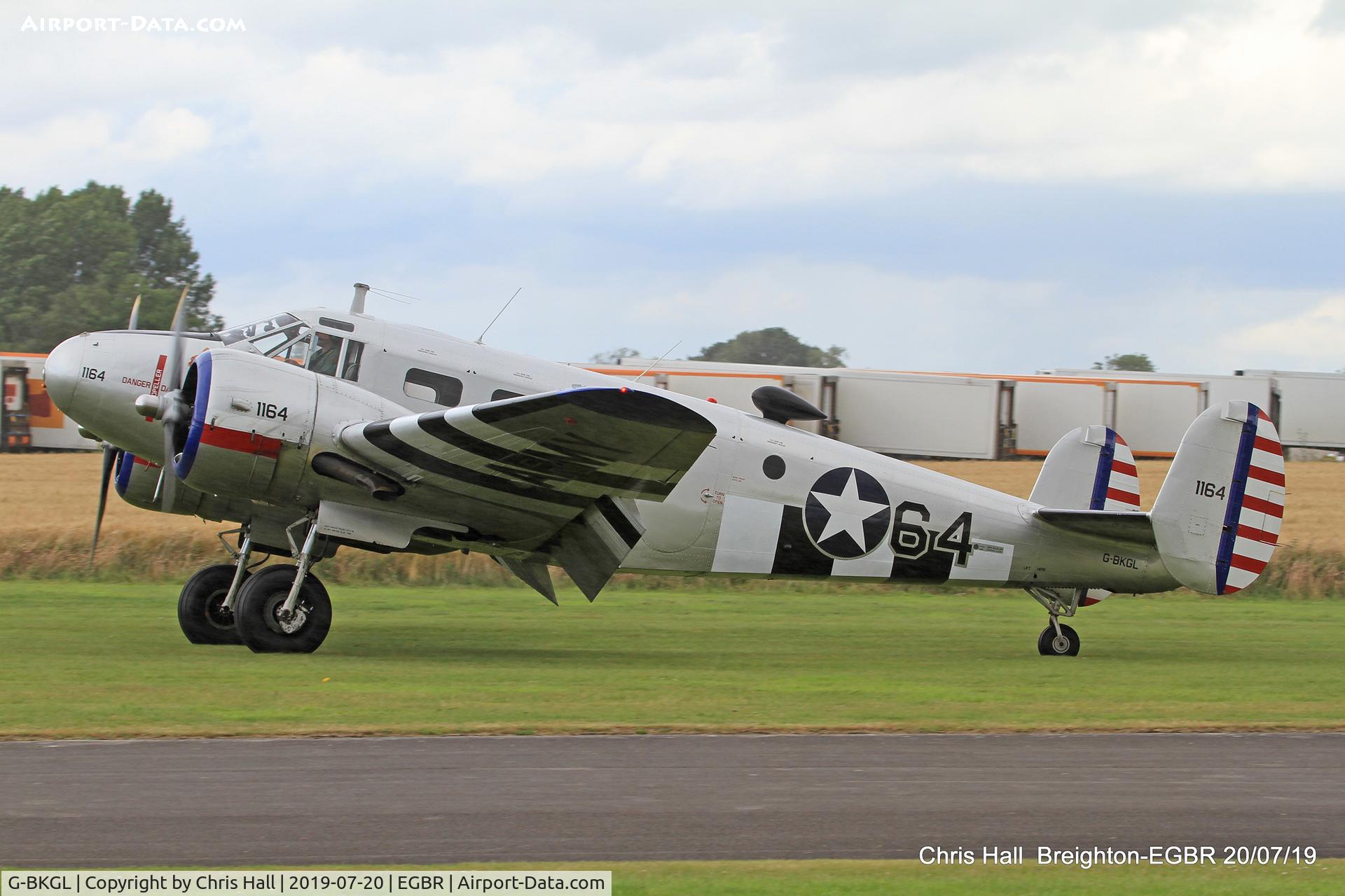 G-BKGL, 1952 Beech Expeditor 3TM C/N CA-164 (A-764), Breighton