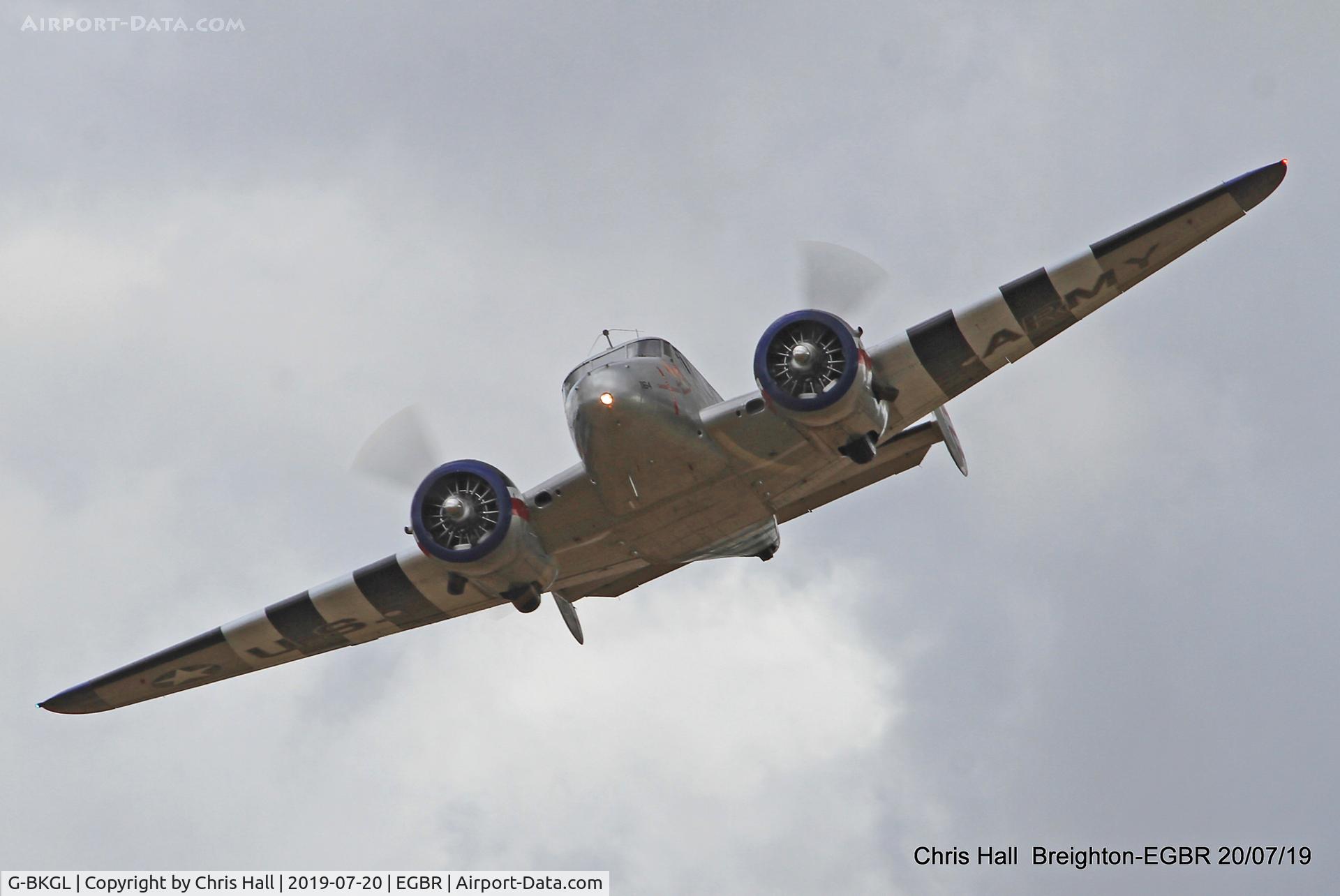 G-BKGL, 1952 Beech Expeditor 3TM C/N CA-164 (A-764), Breighton