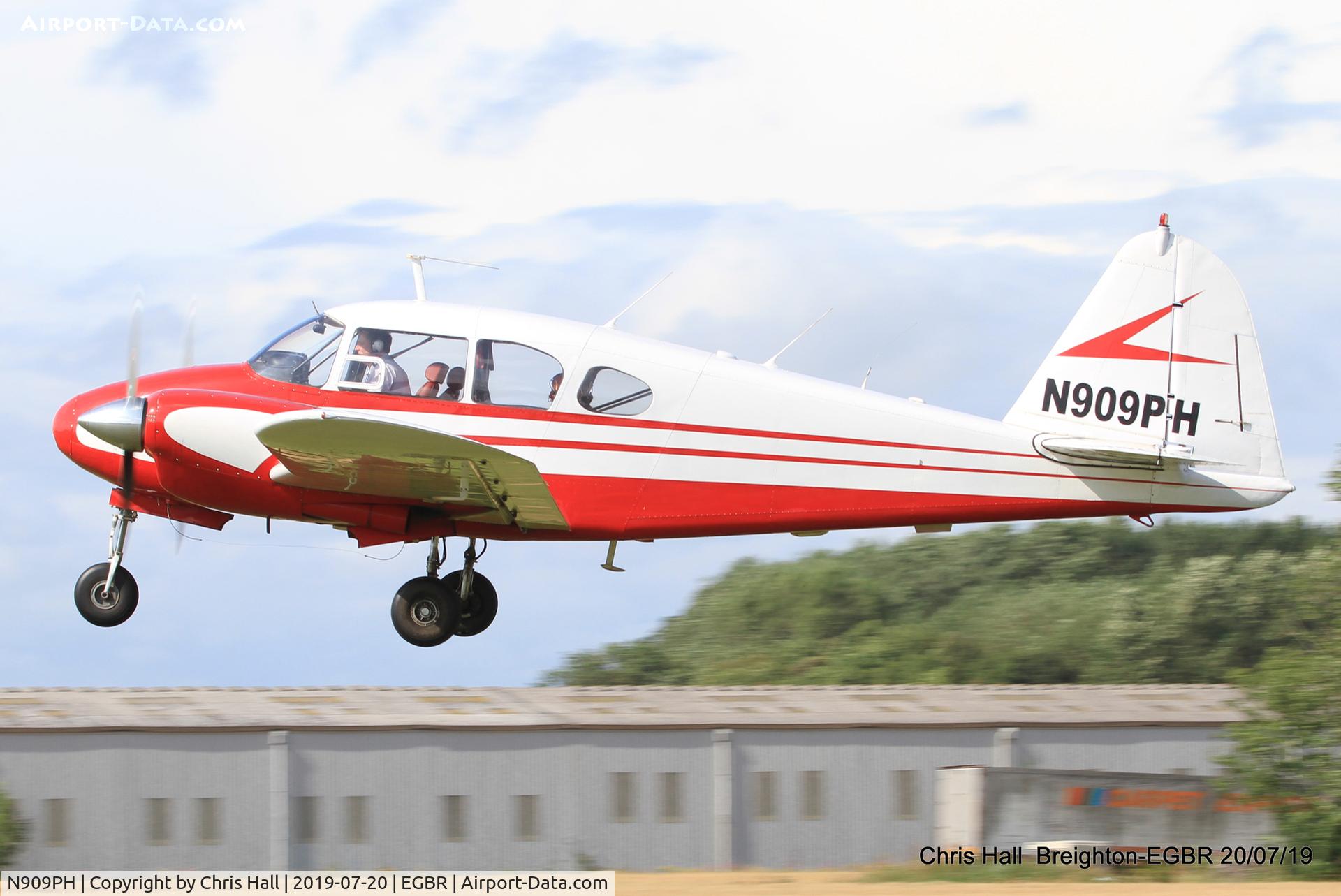 N909PH, Piper PA-23-160 Apache C/N 23-1800, Breighton