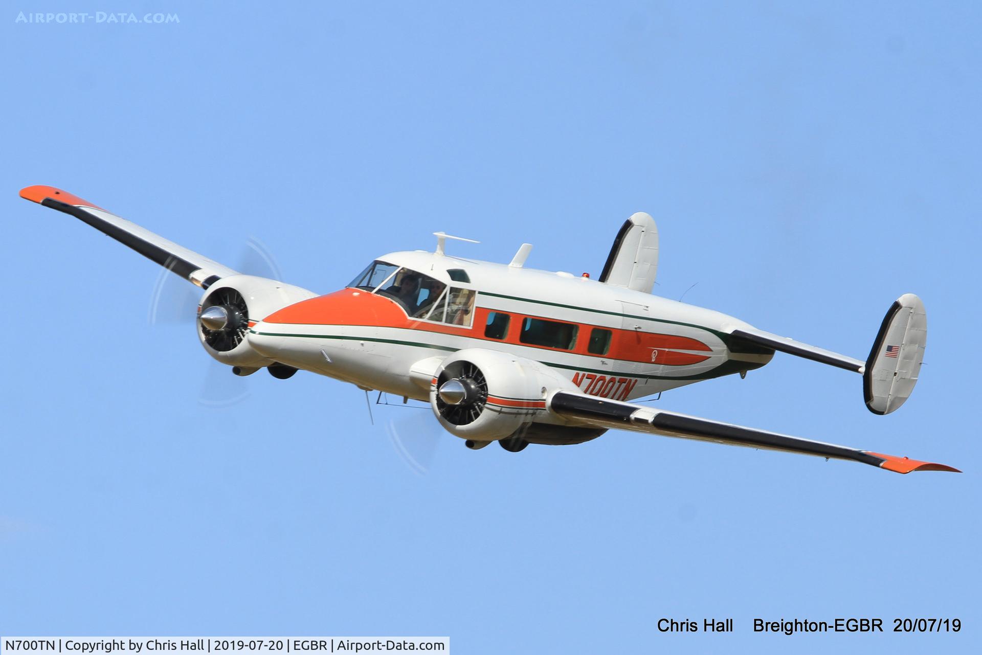 N700TN, 1964 Beech H-18 Tri-Gear C/N BA-718, Breighton