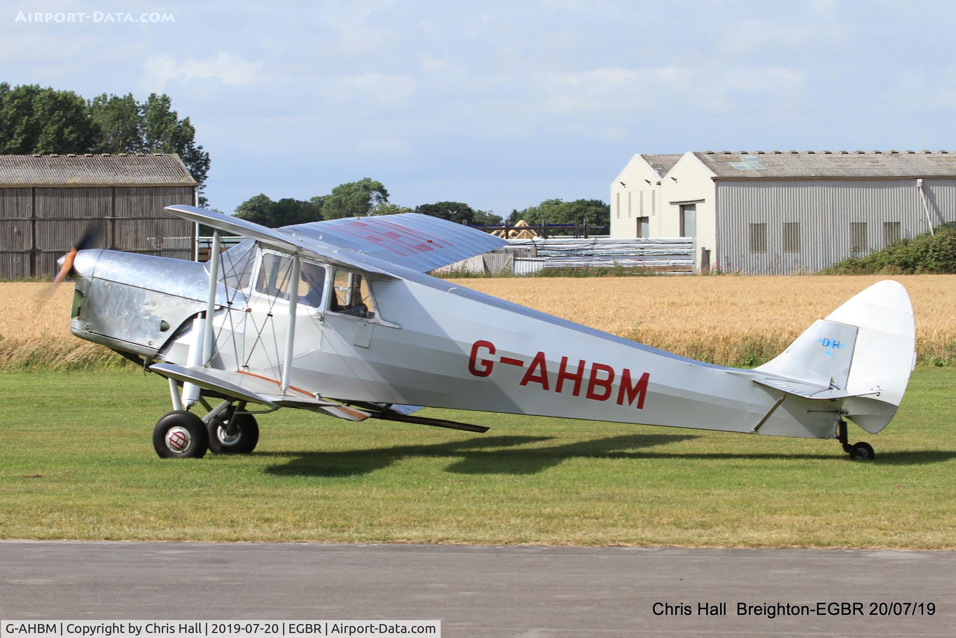 G-AHBM, 1935 De Havilland DH.87B Hornet Moth C/N 8126, Breighton