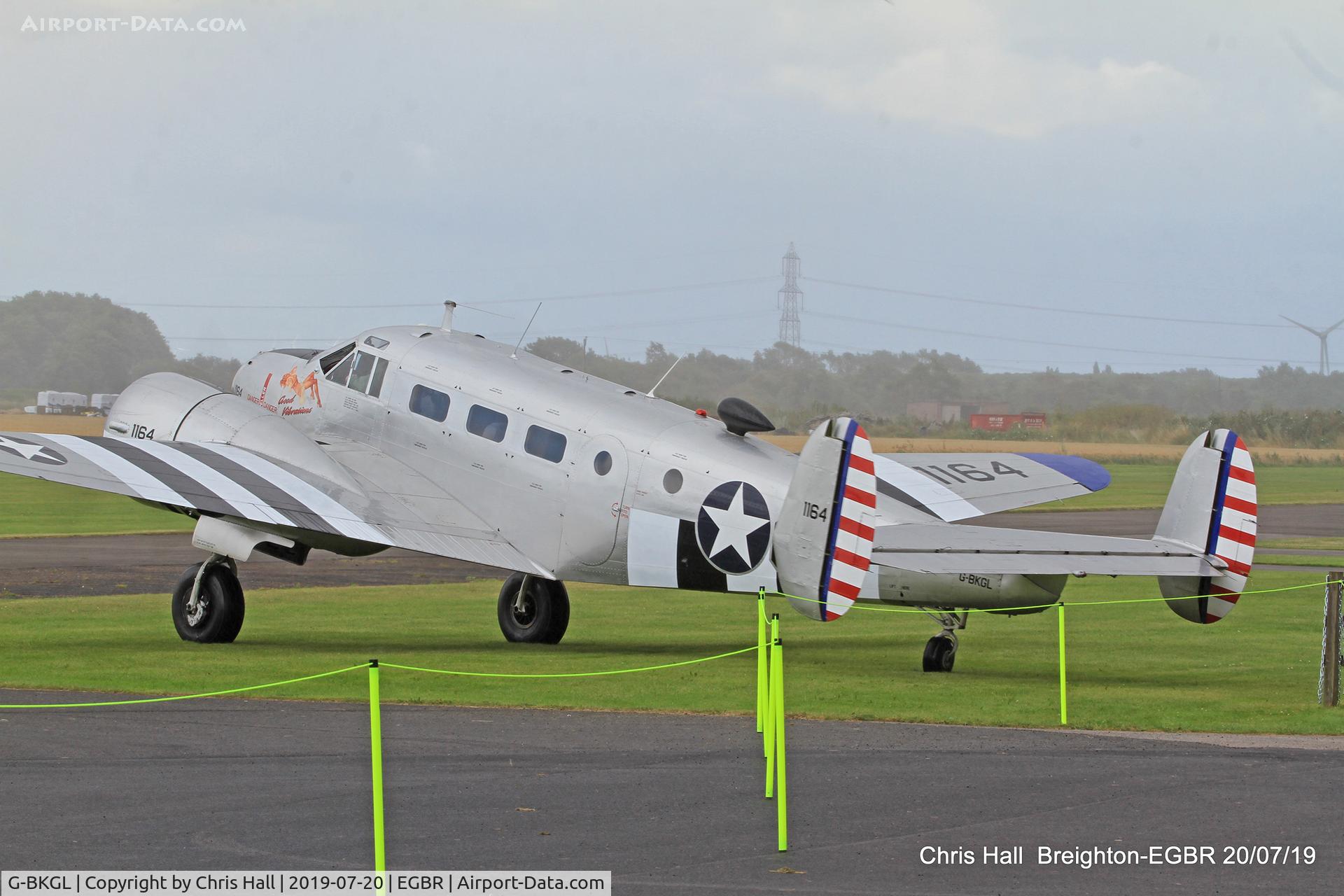 G-BKGL, 1952 Beech Expeditor 3TM C/N CA-164 (A-764), Breighton
