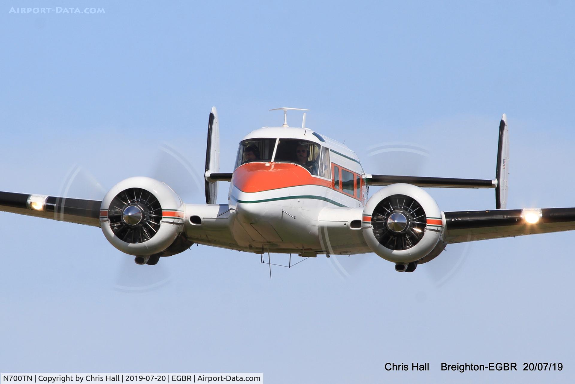 N700TN, 1964 Beech H-18 Tri-Gear C/N BA-718, Breighton