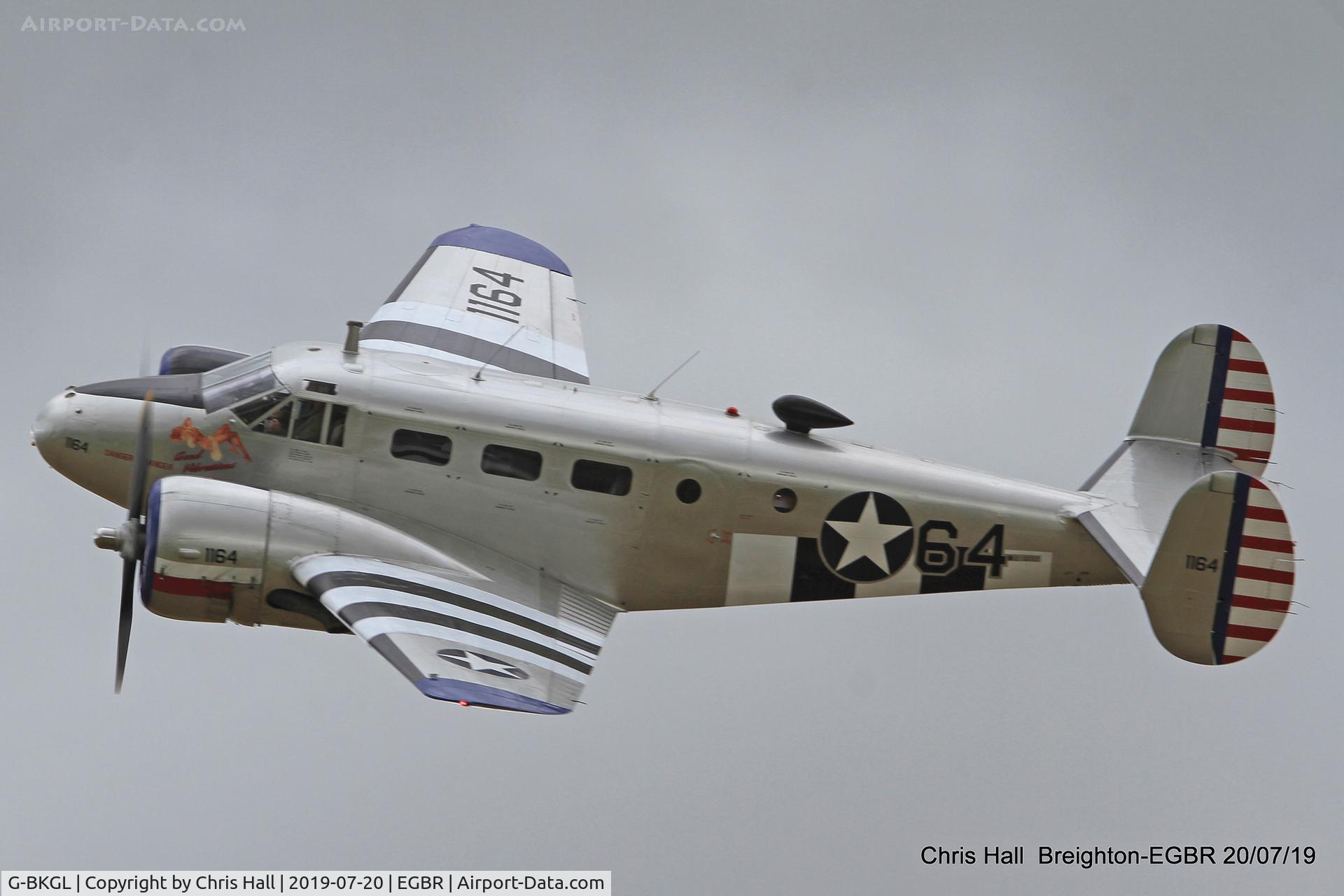 G-BKGL, 1952 Beech Expeditor 3TM C/N CA-164 (A-764), Breighton