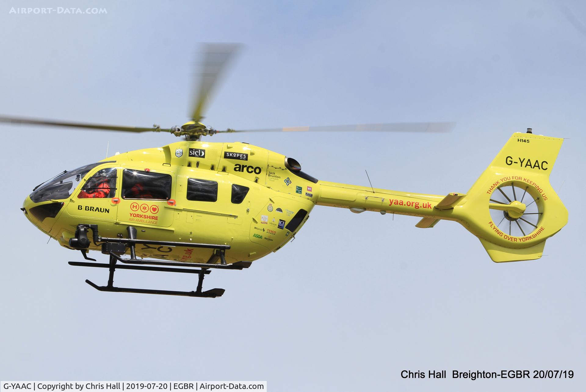 G-YAAC, 2016 Airbus Helicopters H-145 (BK-117D-2) C/N 20084, Breighton