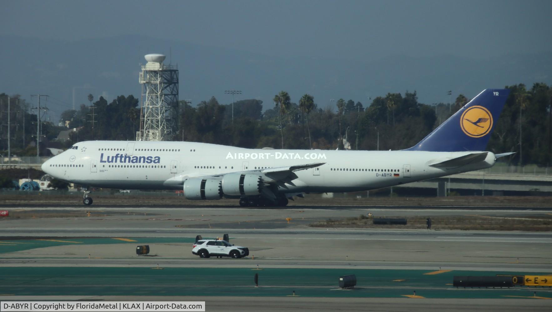 D-ABYR, 2014 Boeing 747-830 C/N 37842, DLH 748 zx fra, eddf-lax