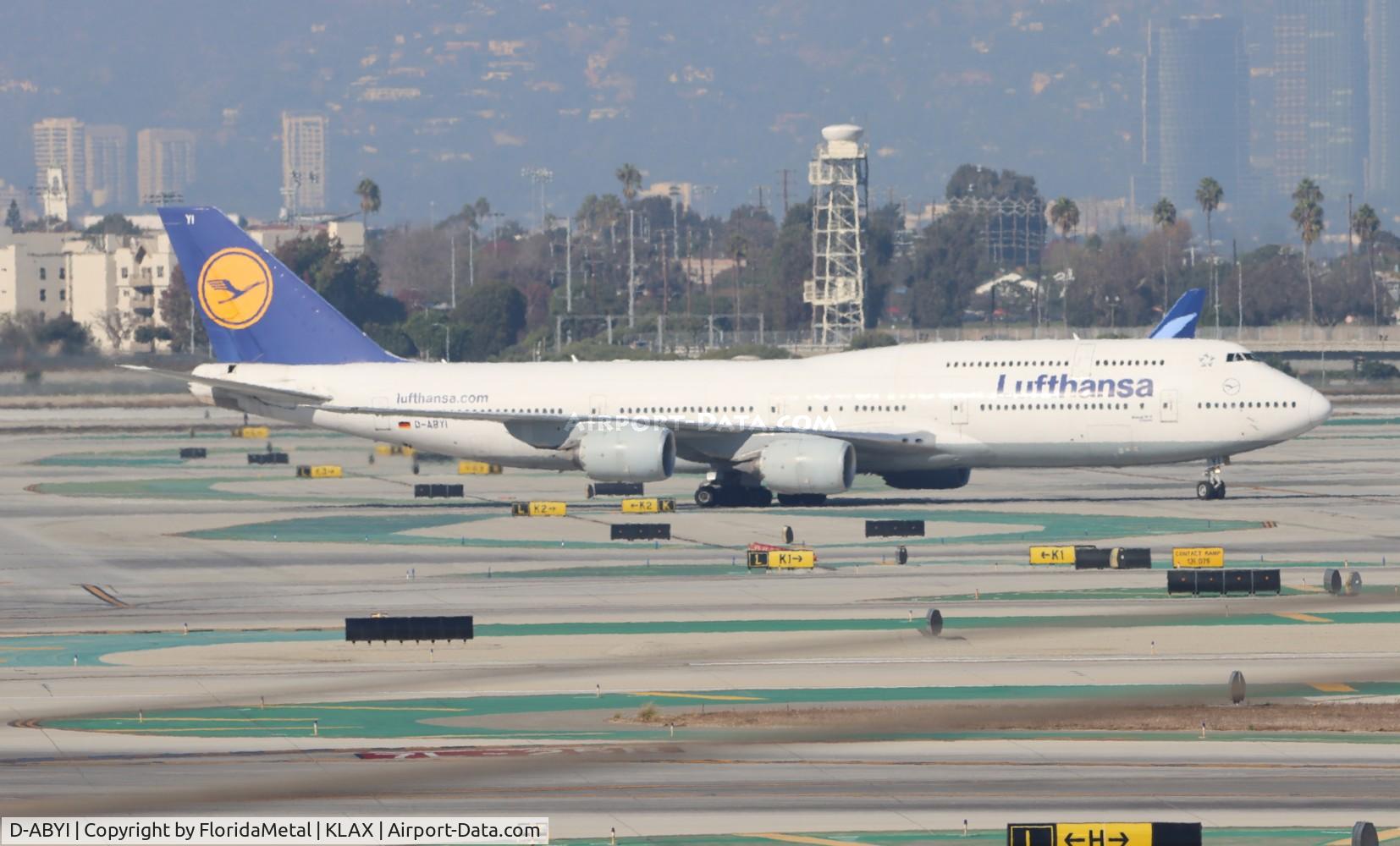 D-ABYI, 2013 Boeing 747-830 C/N 37833, DLH 748 zx fra, eddf-lax